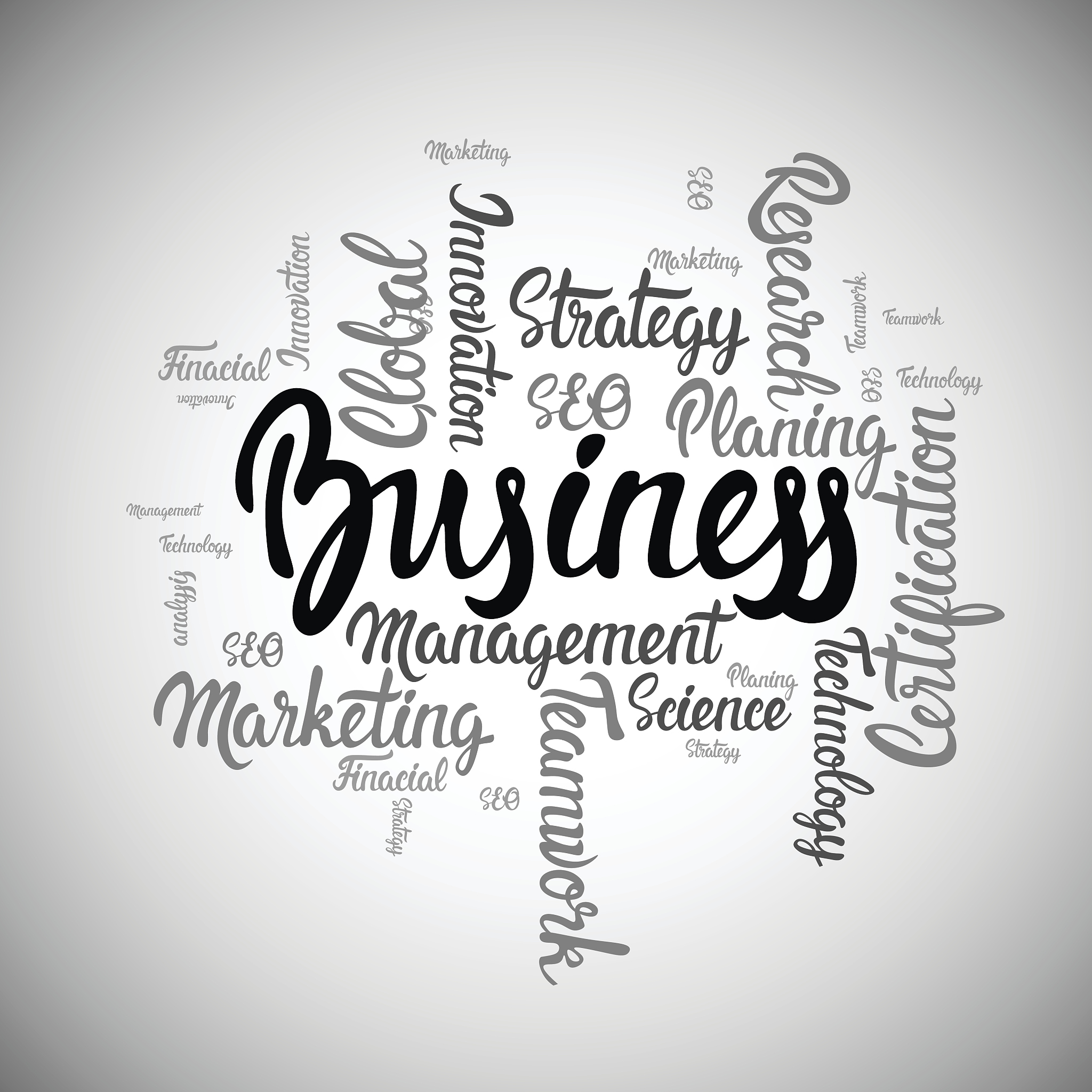 management development business brainstorming infographic