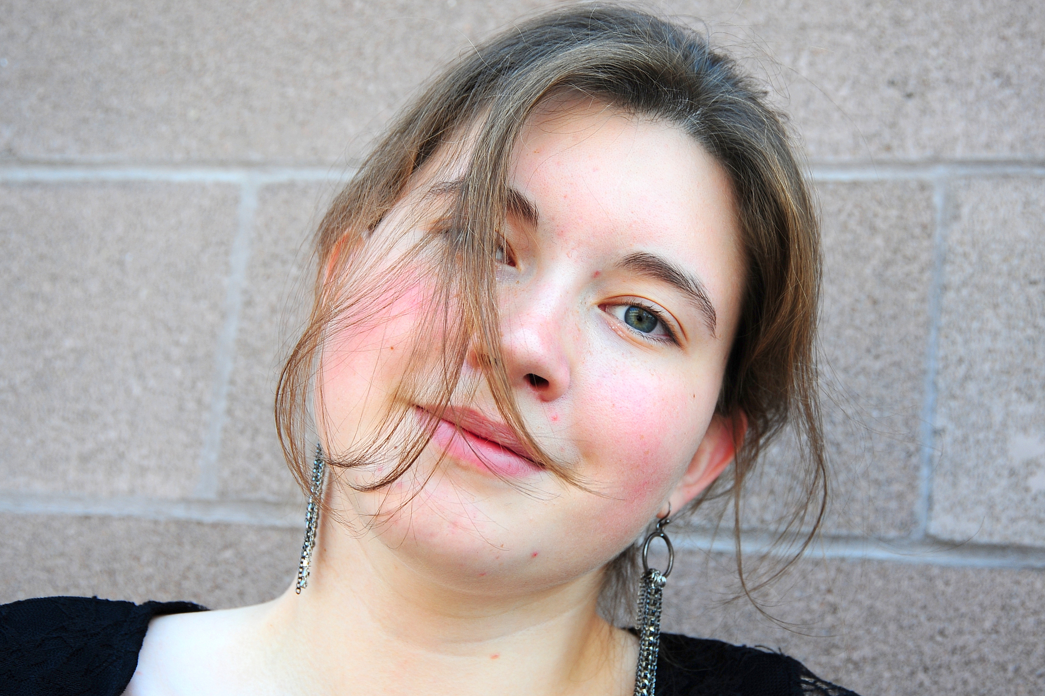 female beauty expressions.