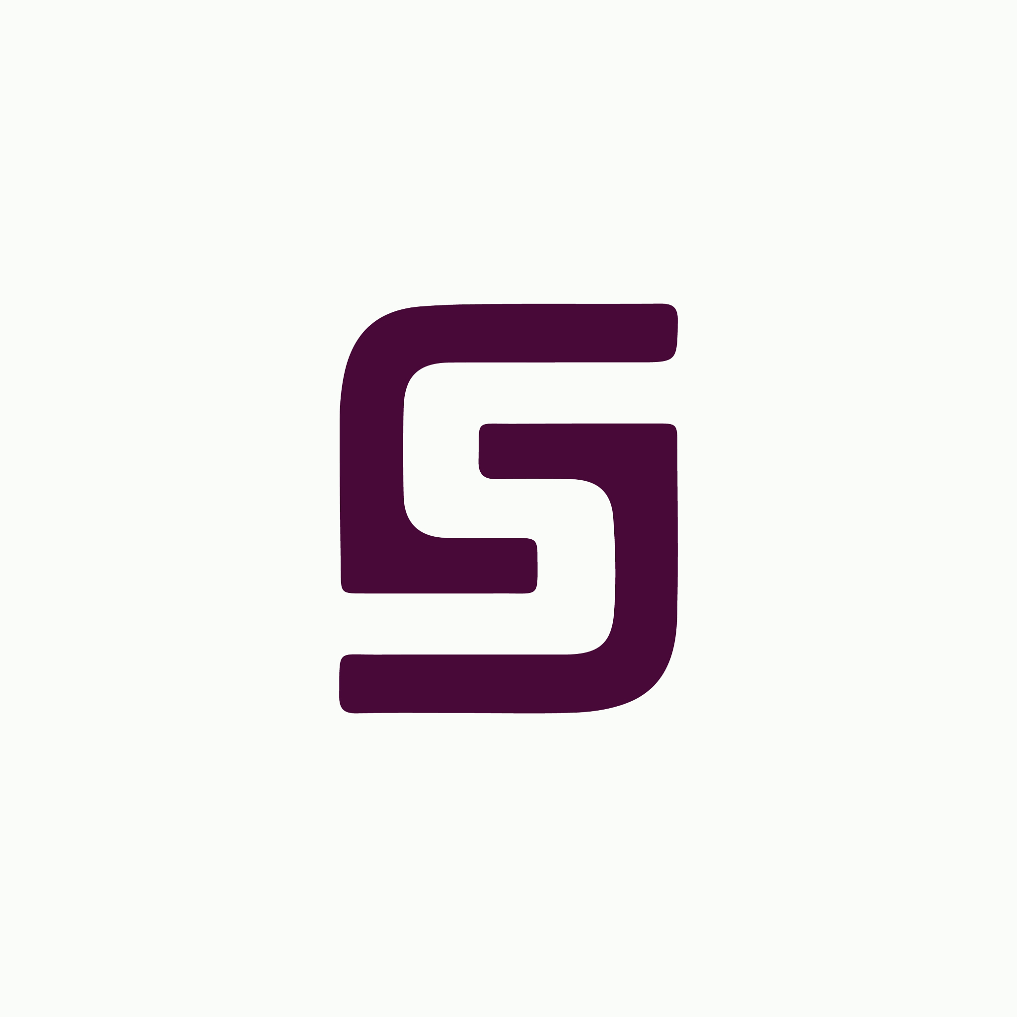 initial letter sg or gs logo design template