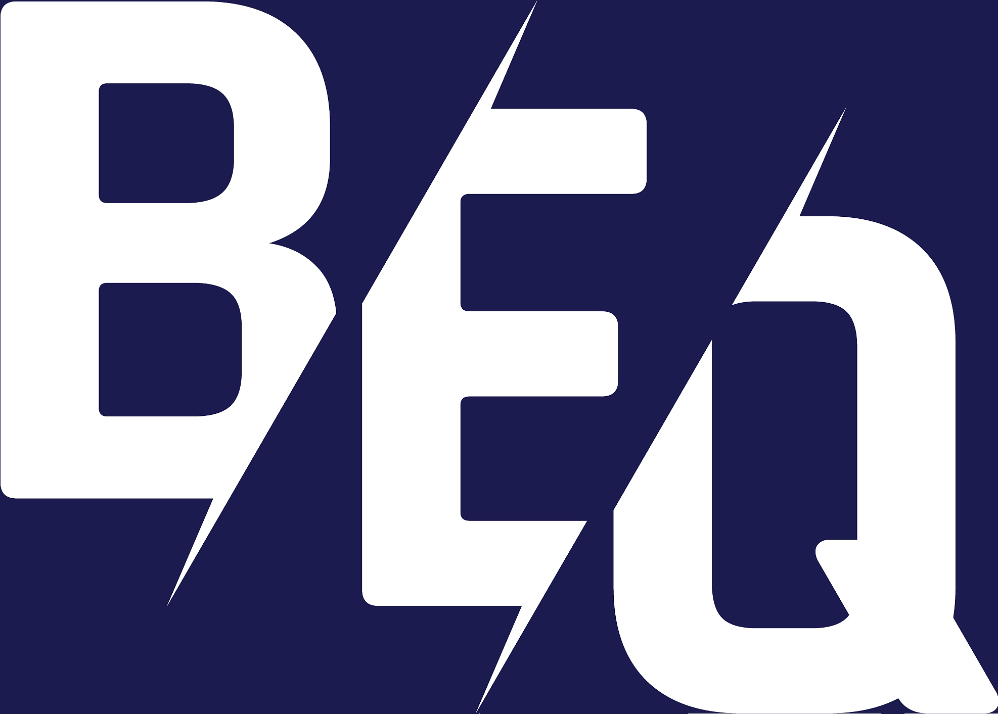 monogram letters initial logo design beq