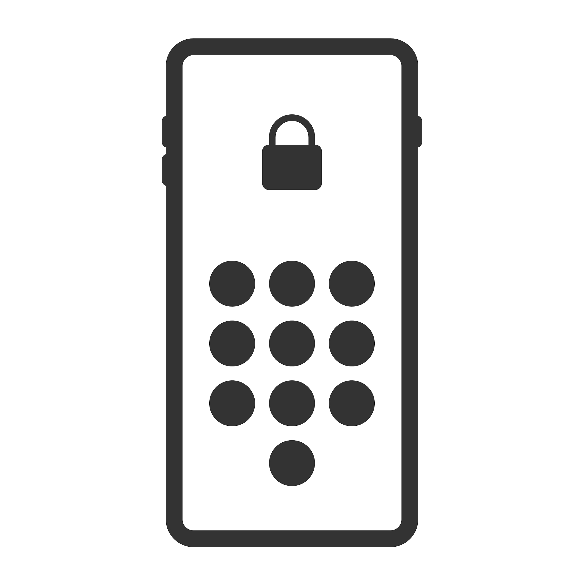 lock phone icon