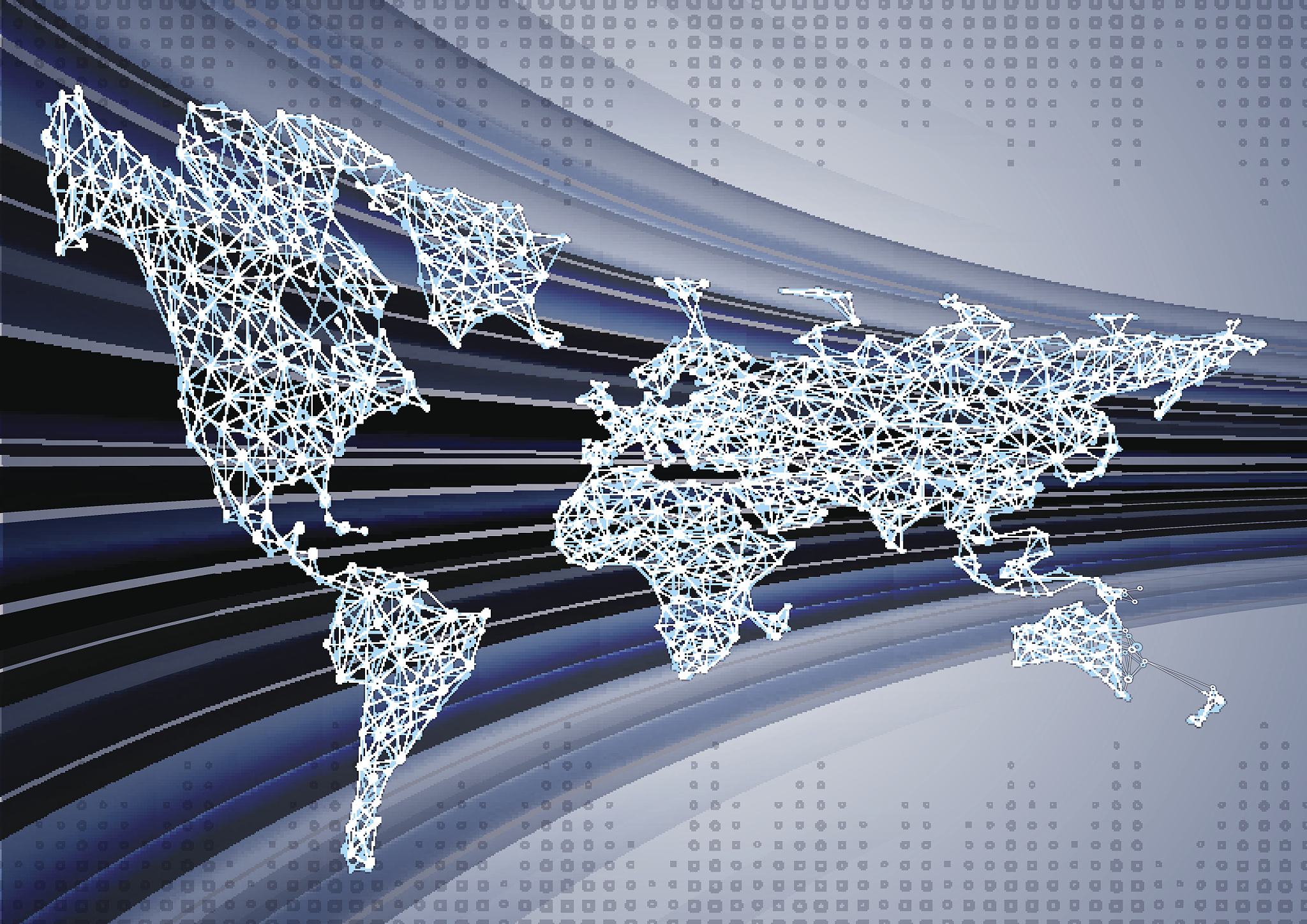 world map global communications