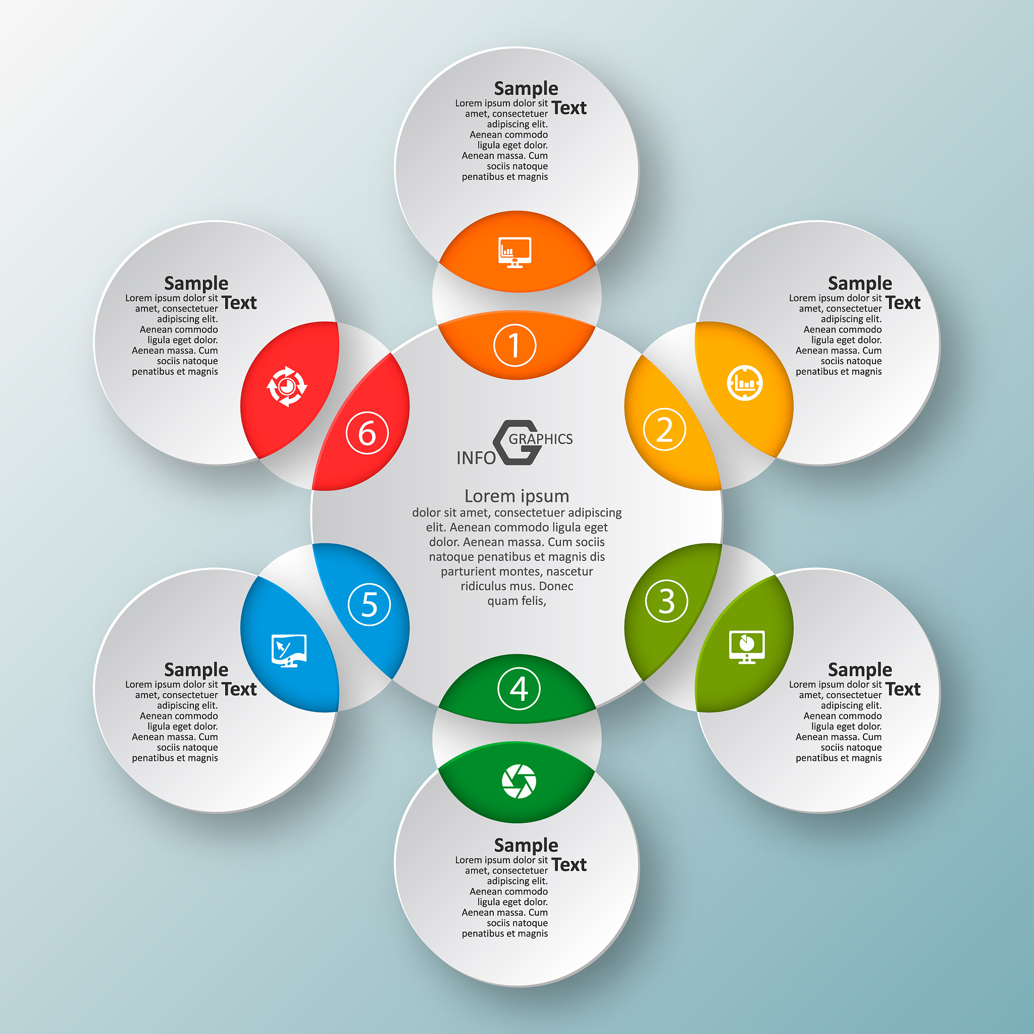 abstract 3d paper infographics. business template .vector illust