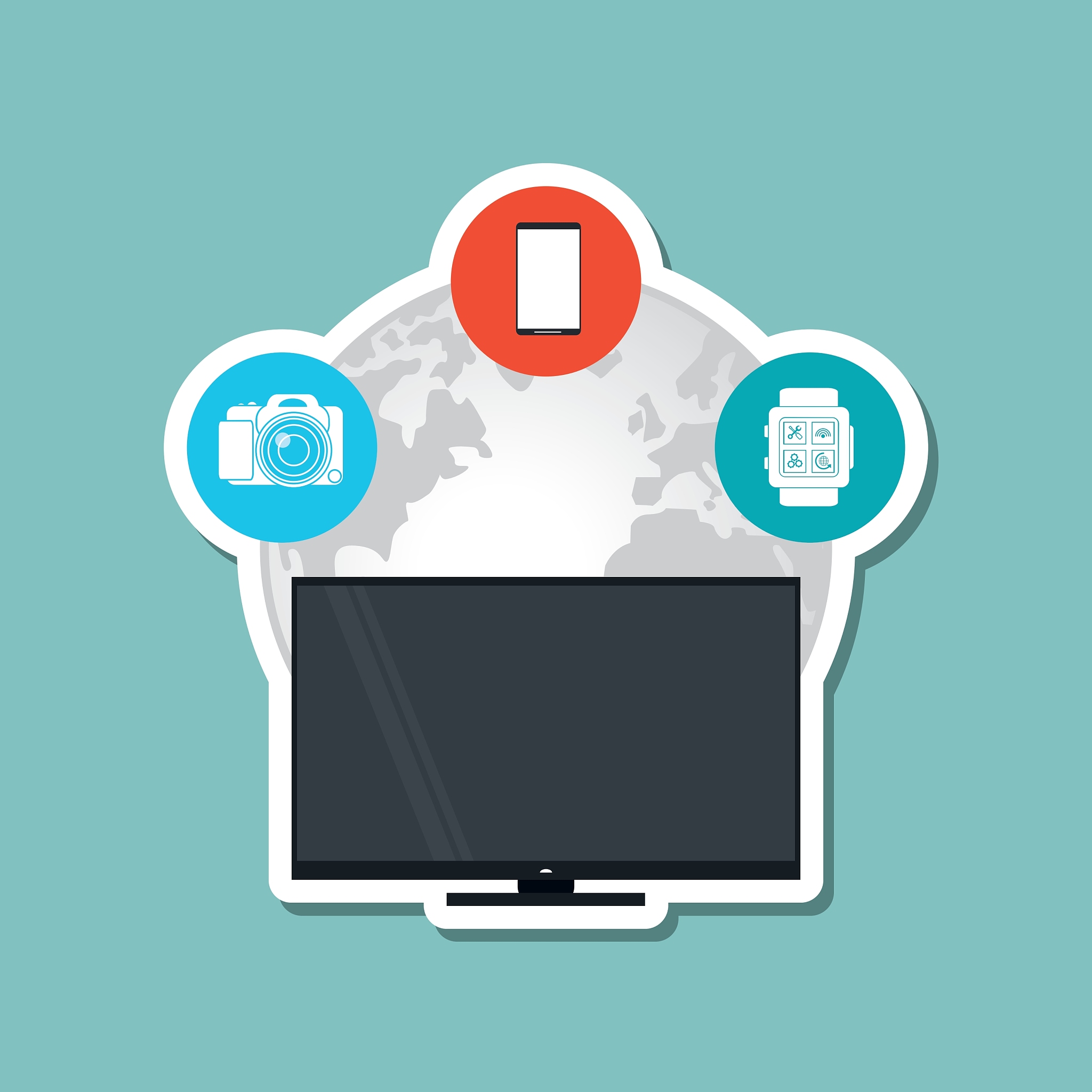 icon of internet things design