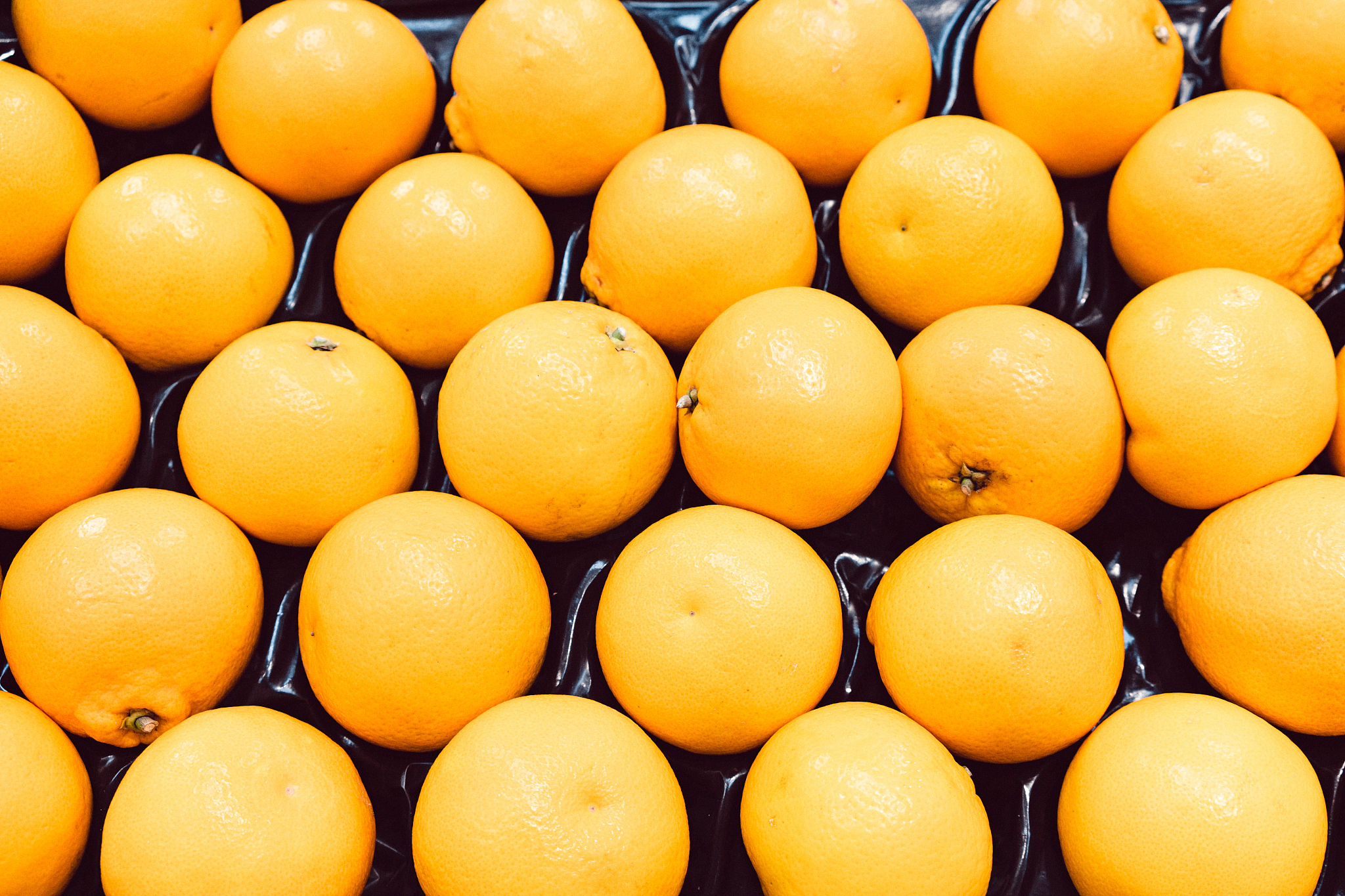 oranges at the market