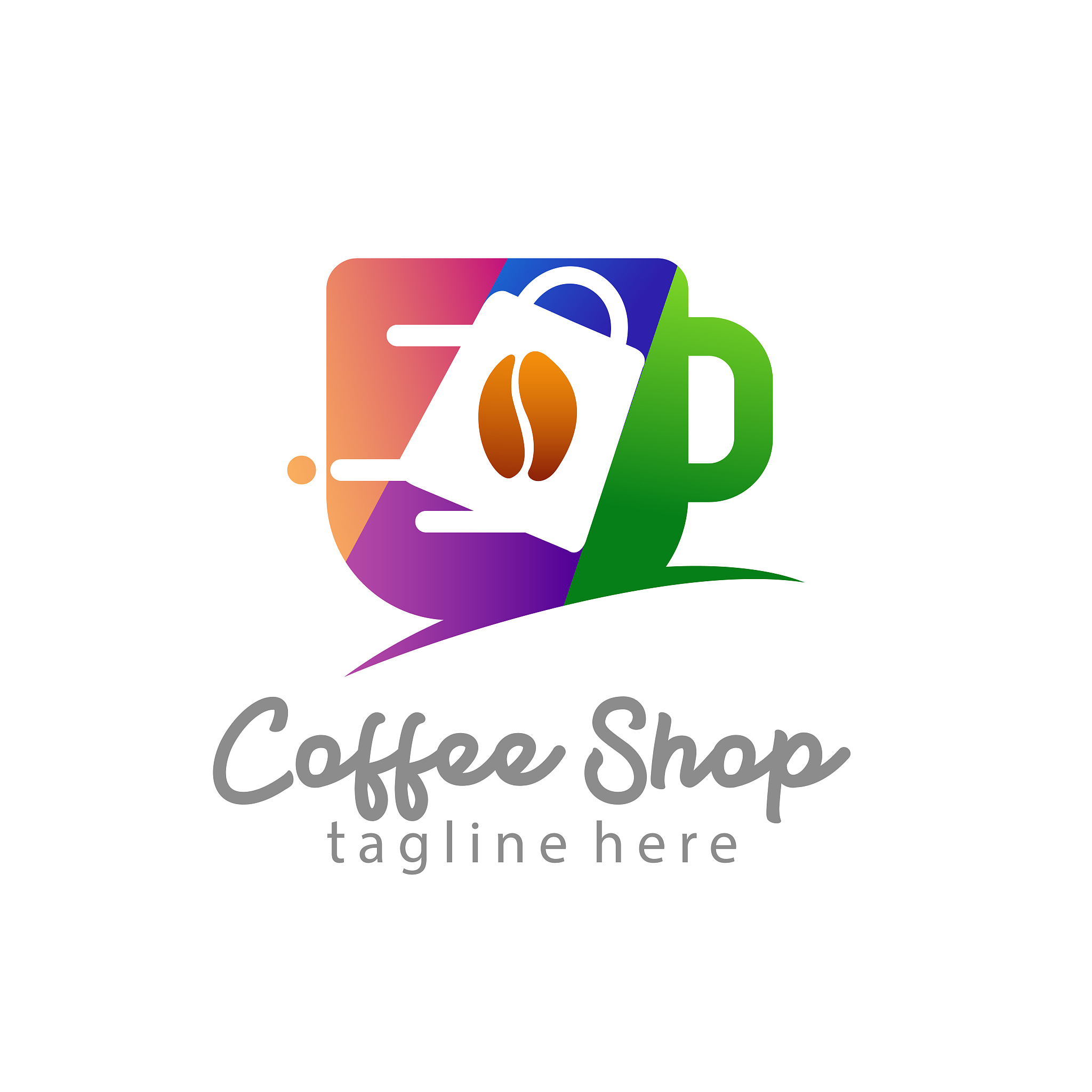 coffee shop  and icon design