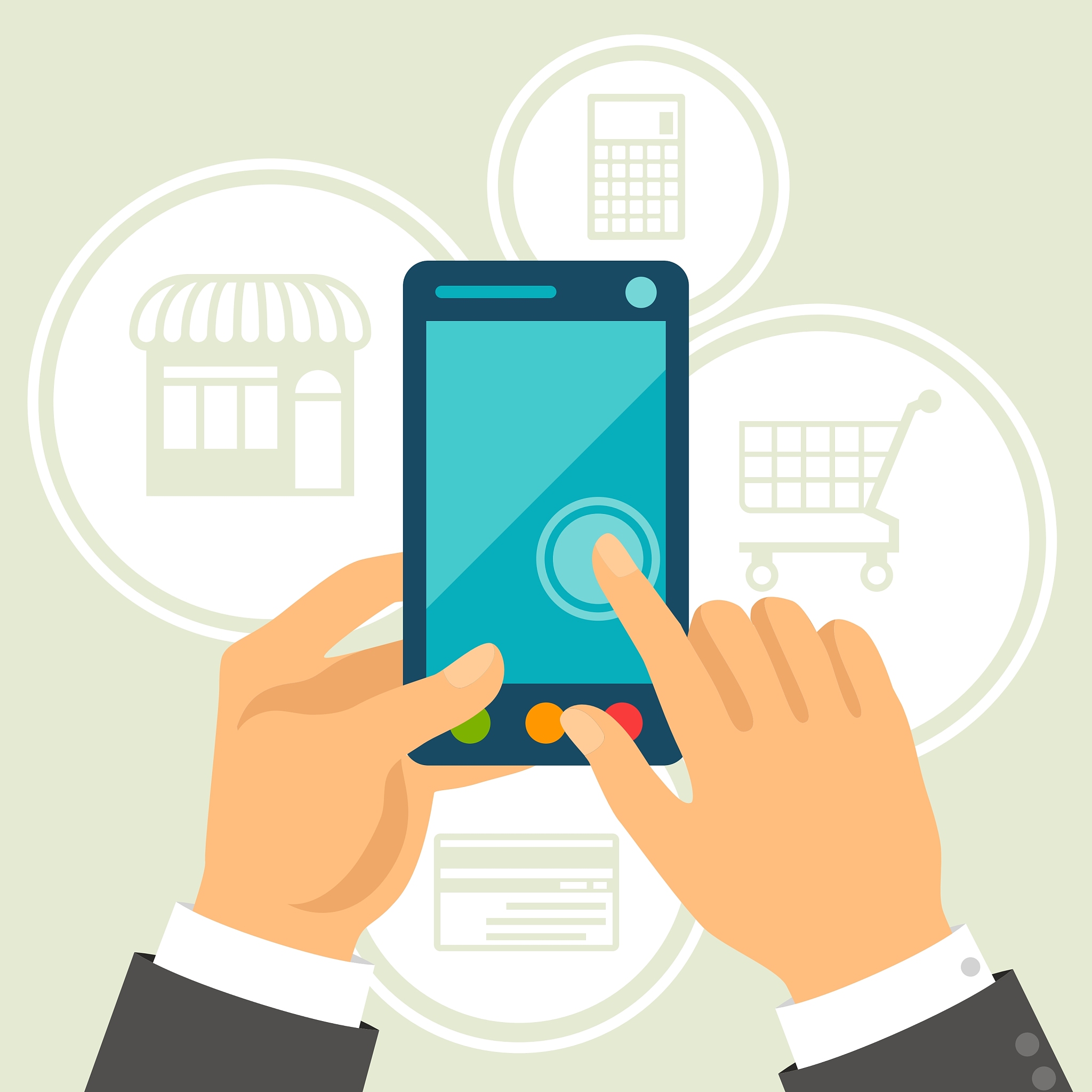 internet shopping concept