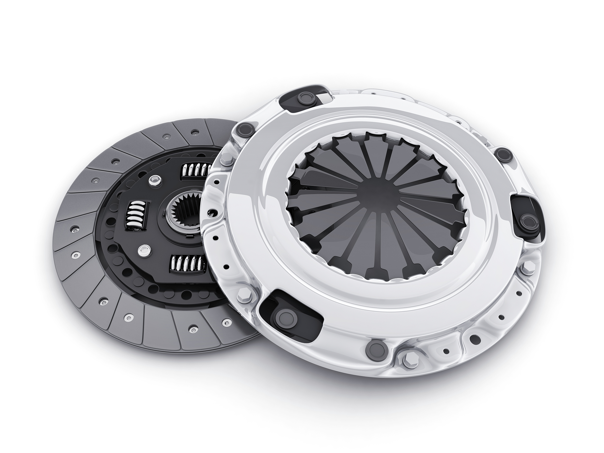 two clutch disc car