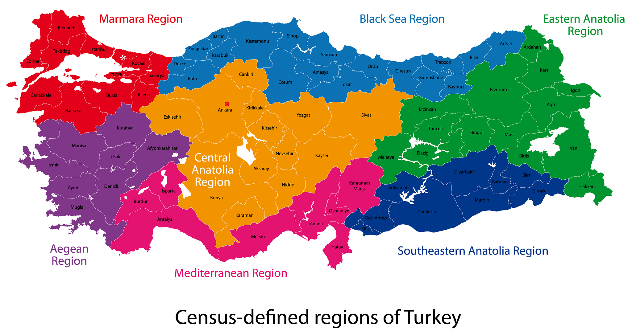 turkey map