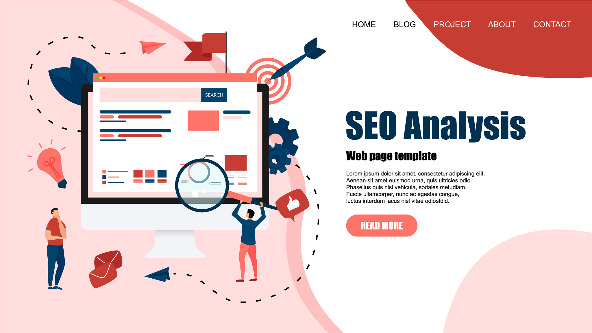 webpage template seo analysis