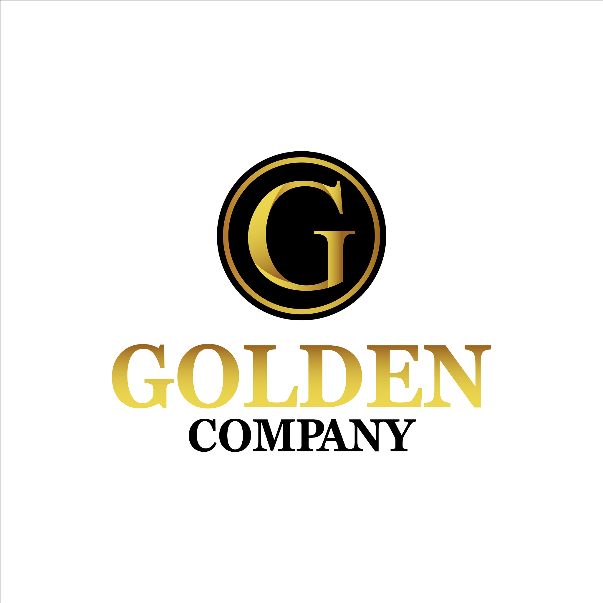 letter g golden circle logo
