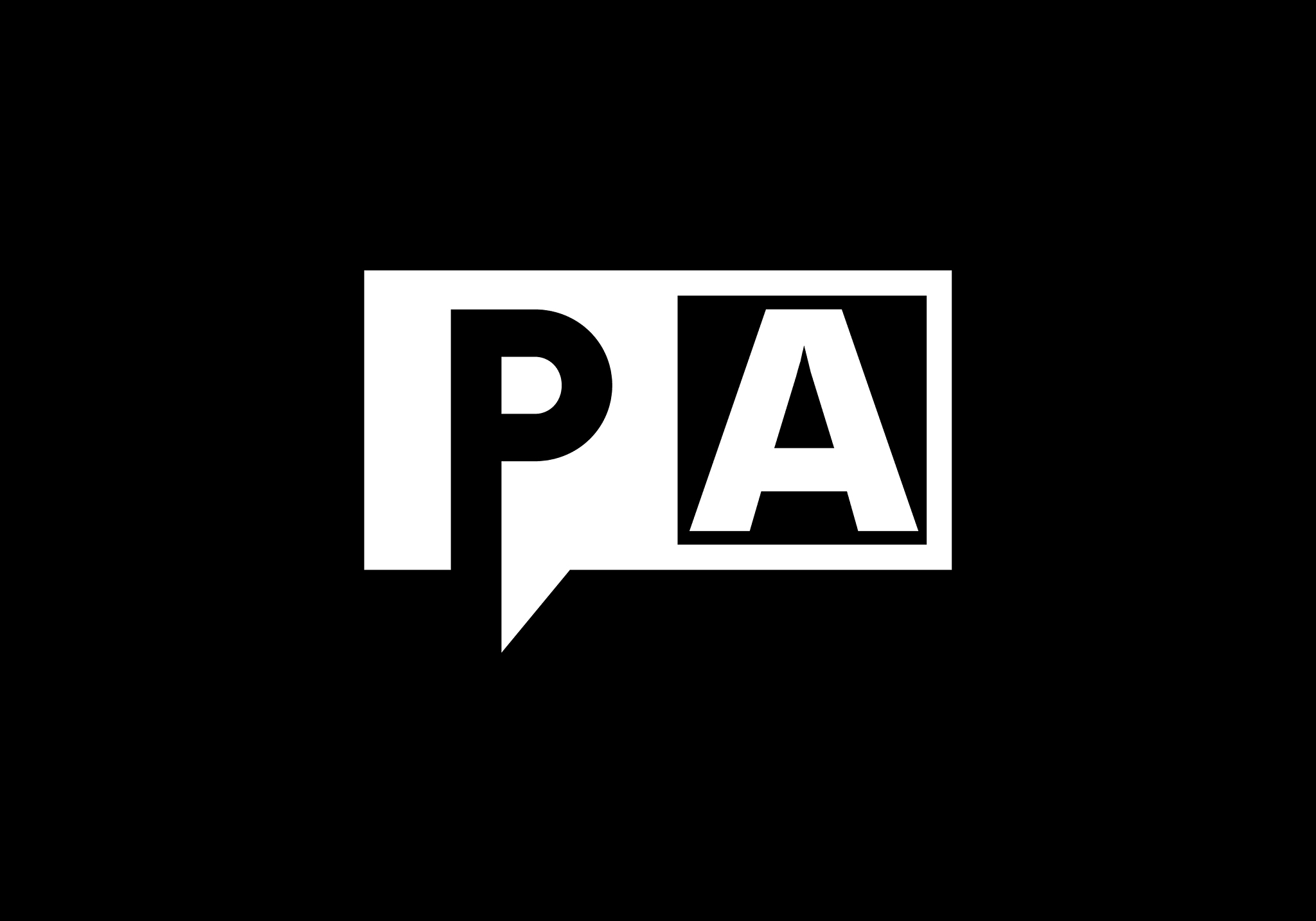 initial monogram letter p a logo design template