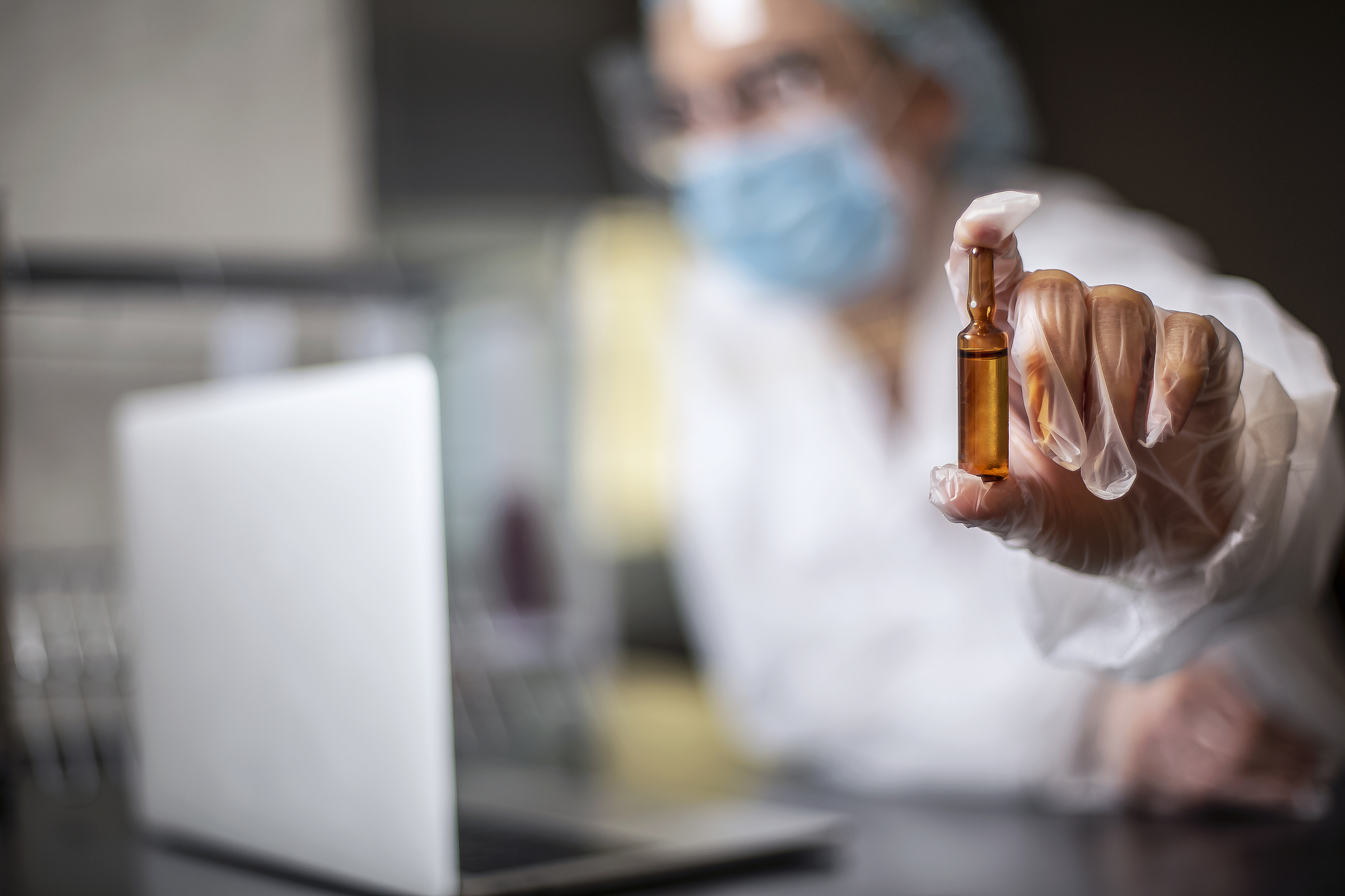 female scientist working on a new experiment