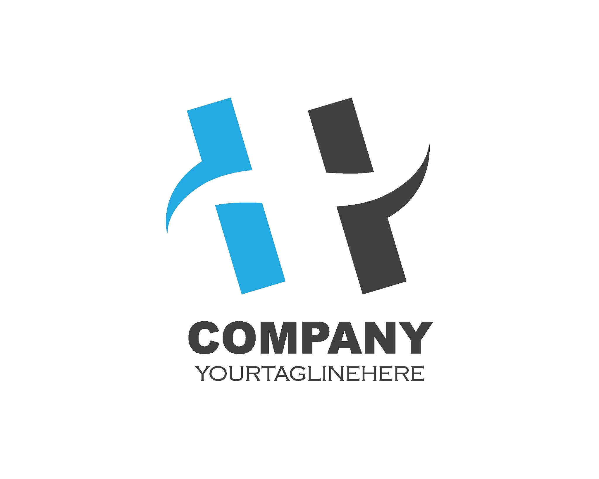 h letter ilustration logo vector icon