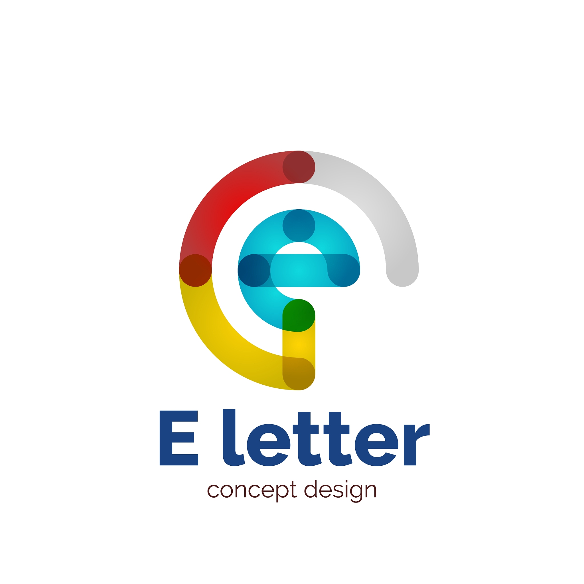 modern minimalistic letter concept logo