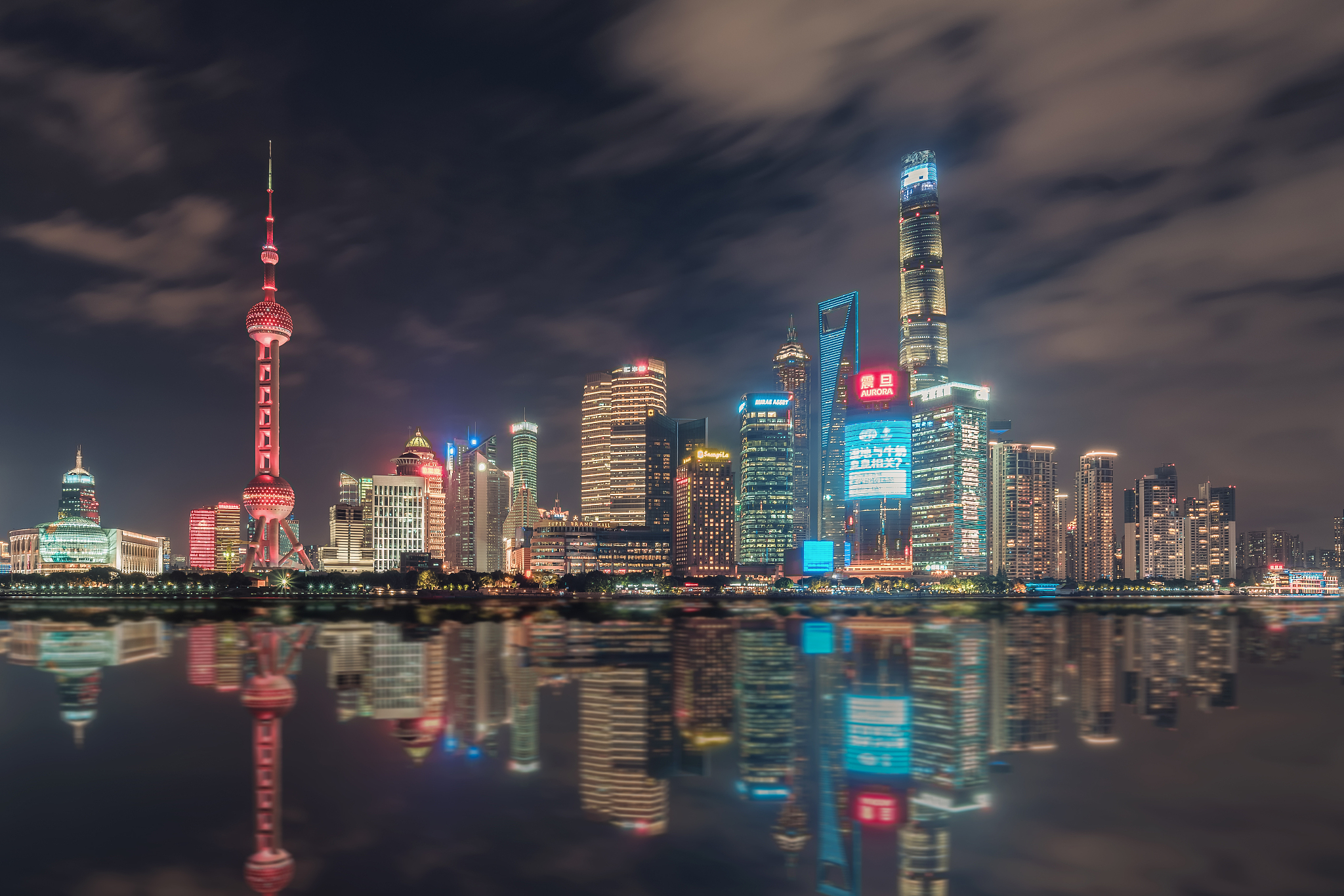 上海陆家嘴夜色