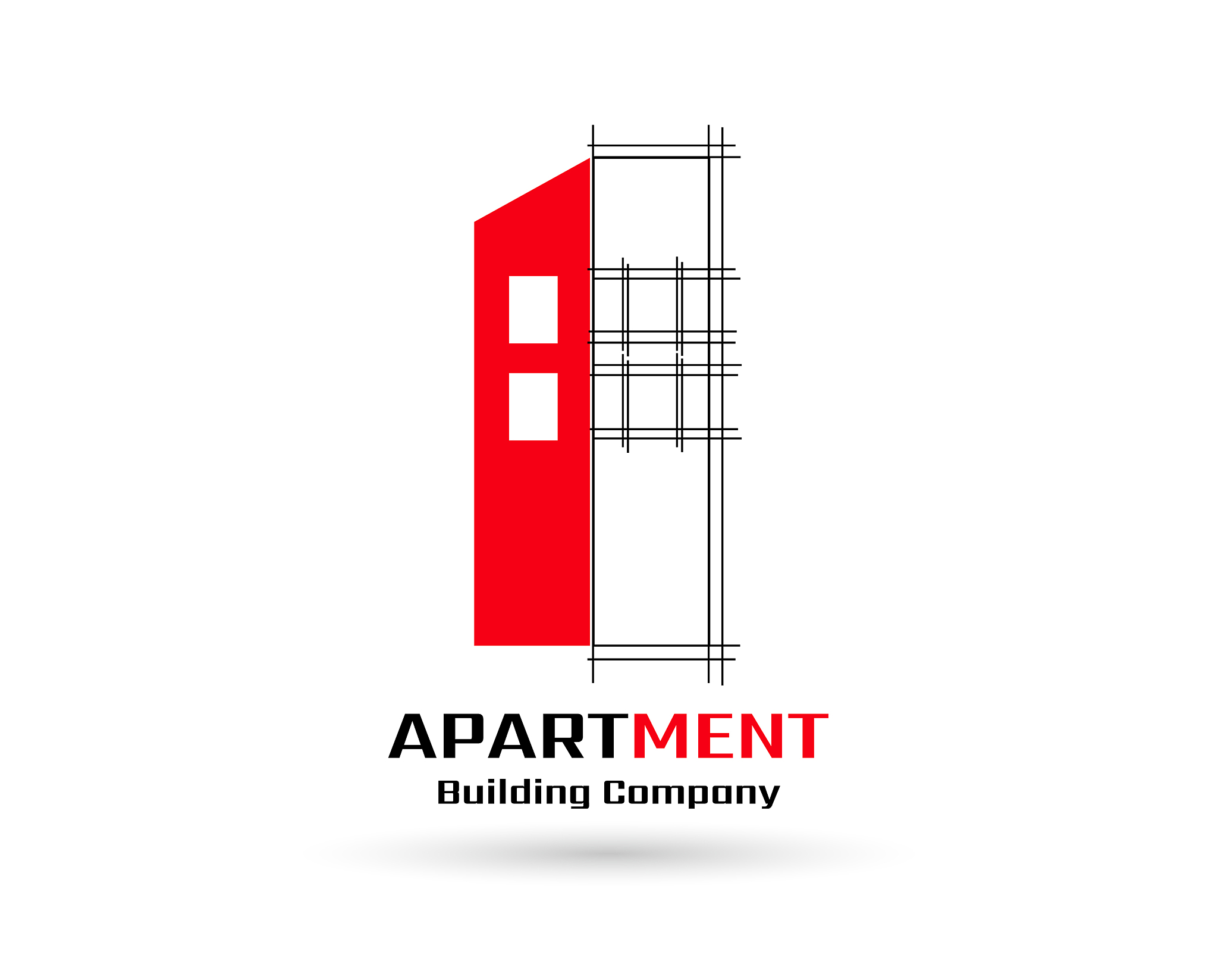 construction logo template real estate logo