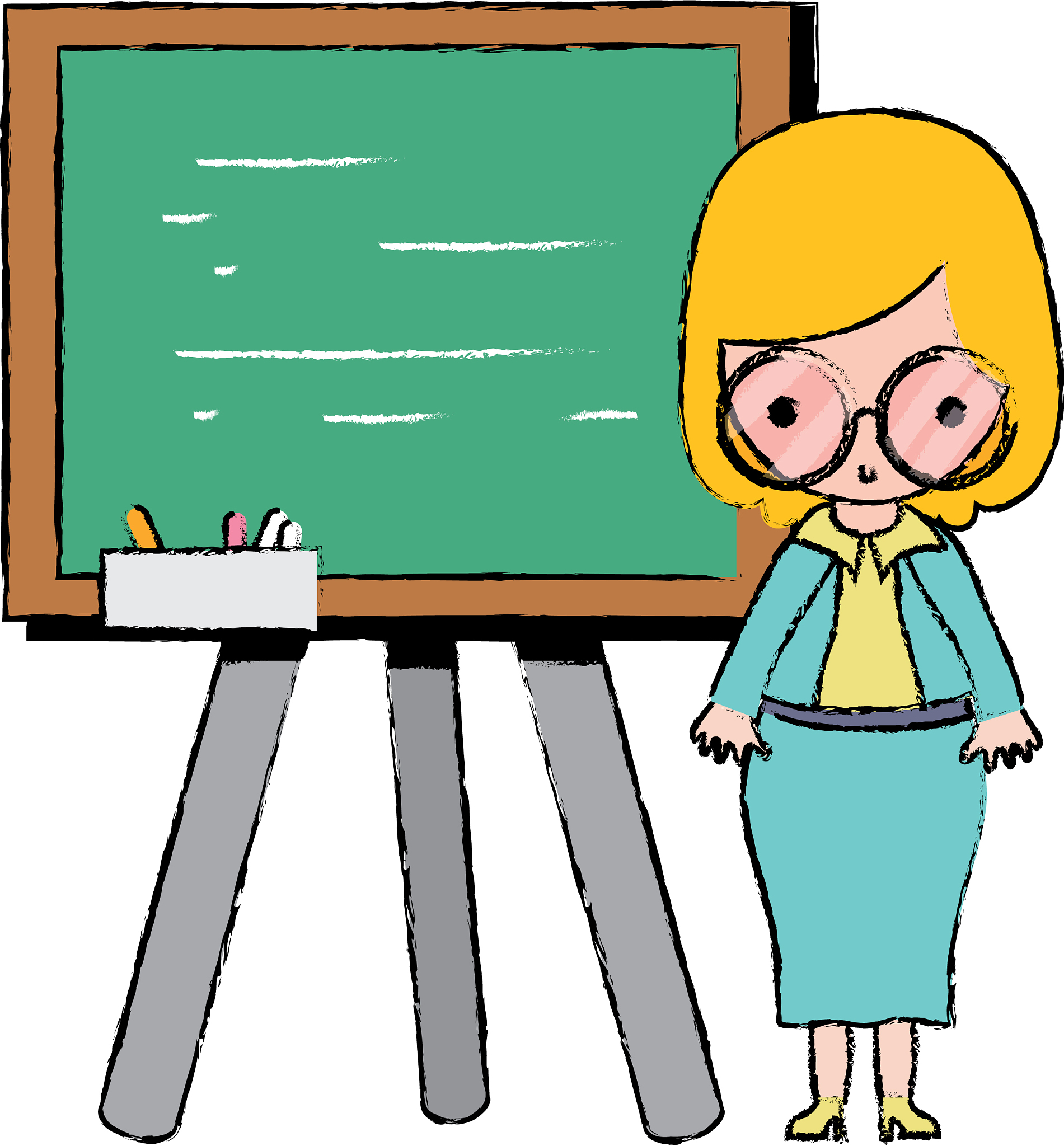 teacher teaching class lesson in the backcoard