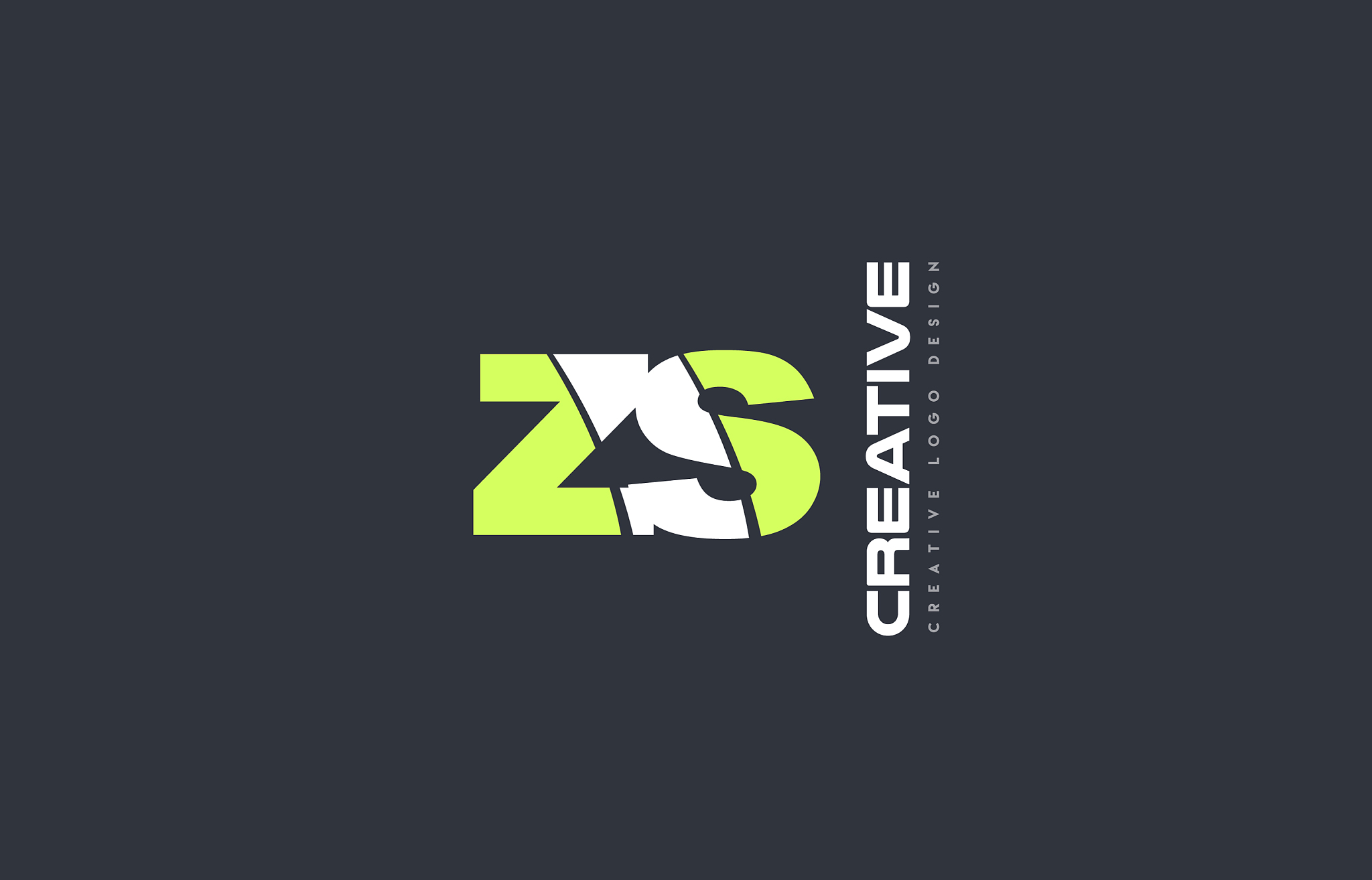 green letter zs z s combination logo icon company