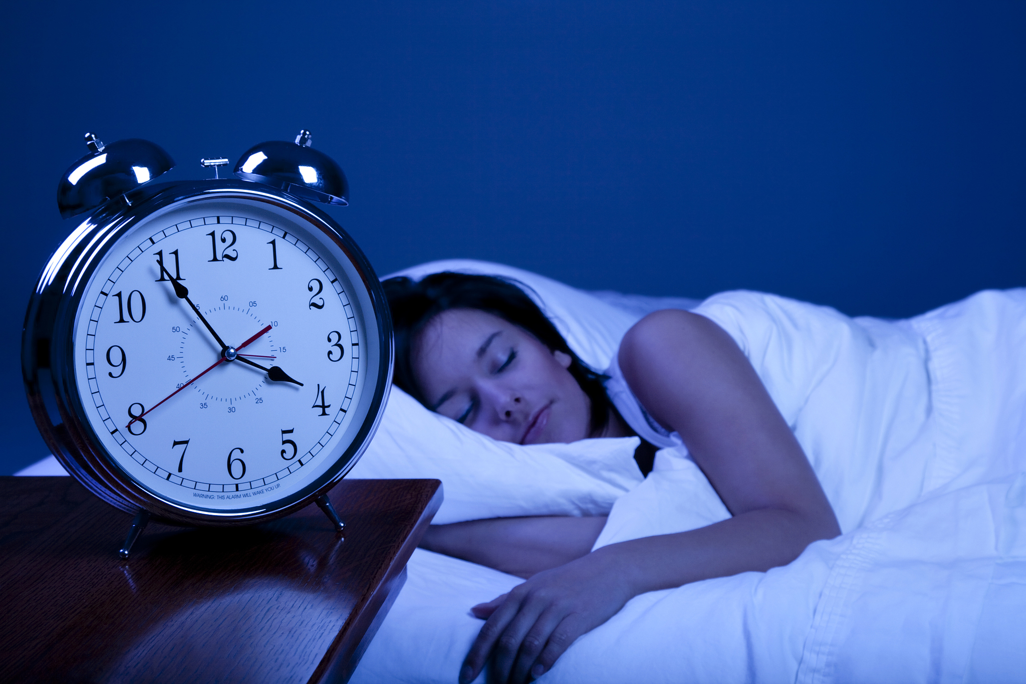 young woman sleeping