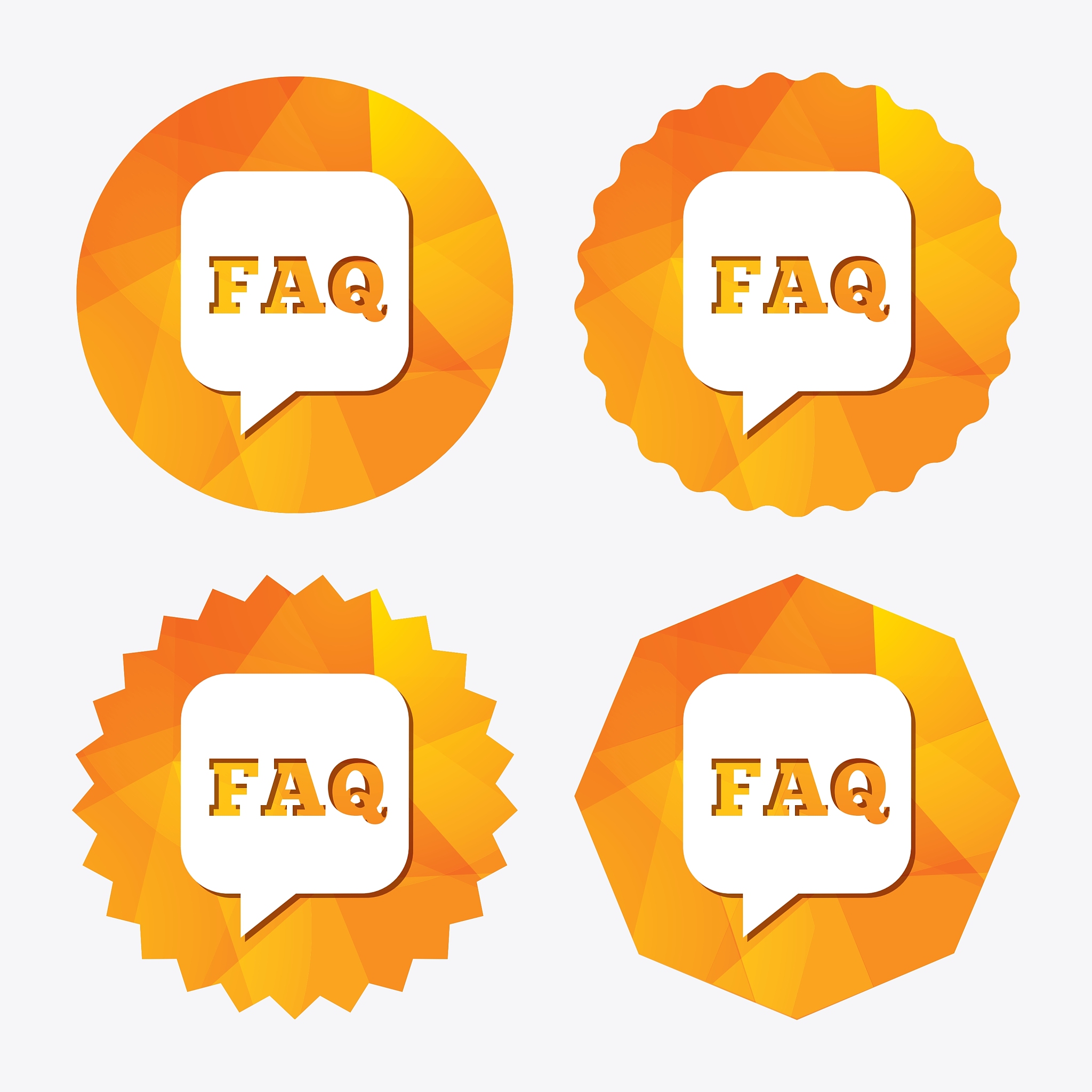 faq information sign icon help symbol