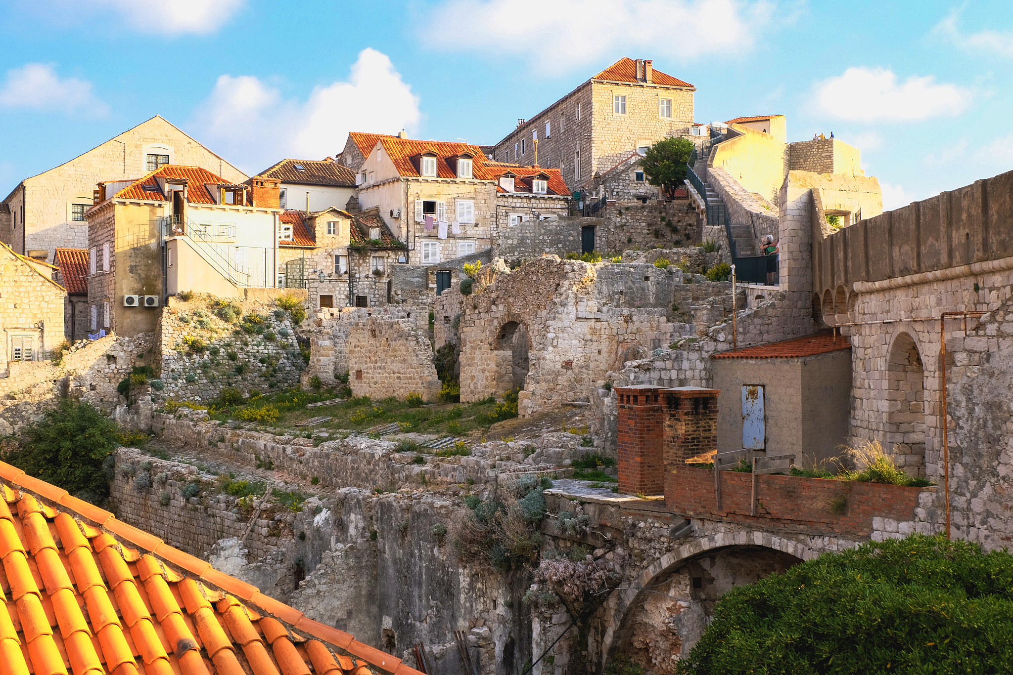 landscape view of dubrovnik croatia world heritage site famous l