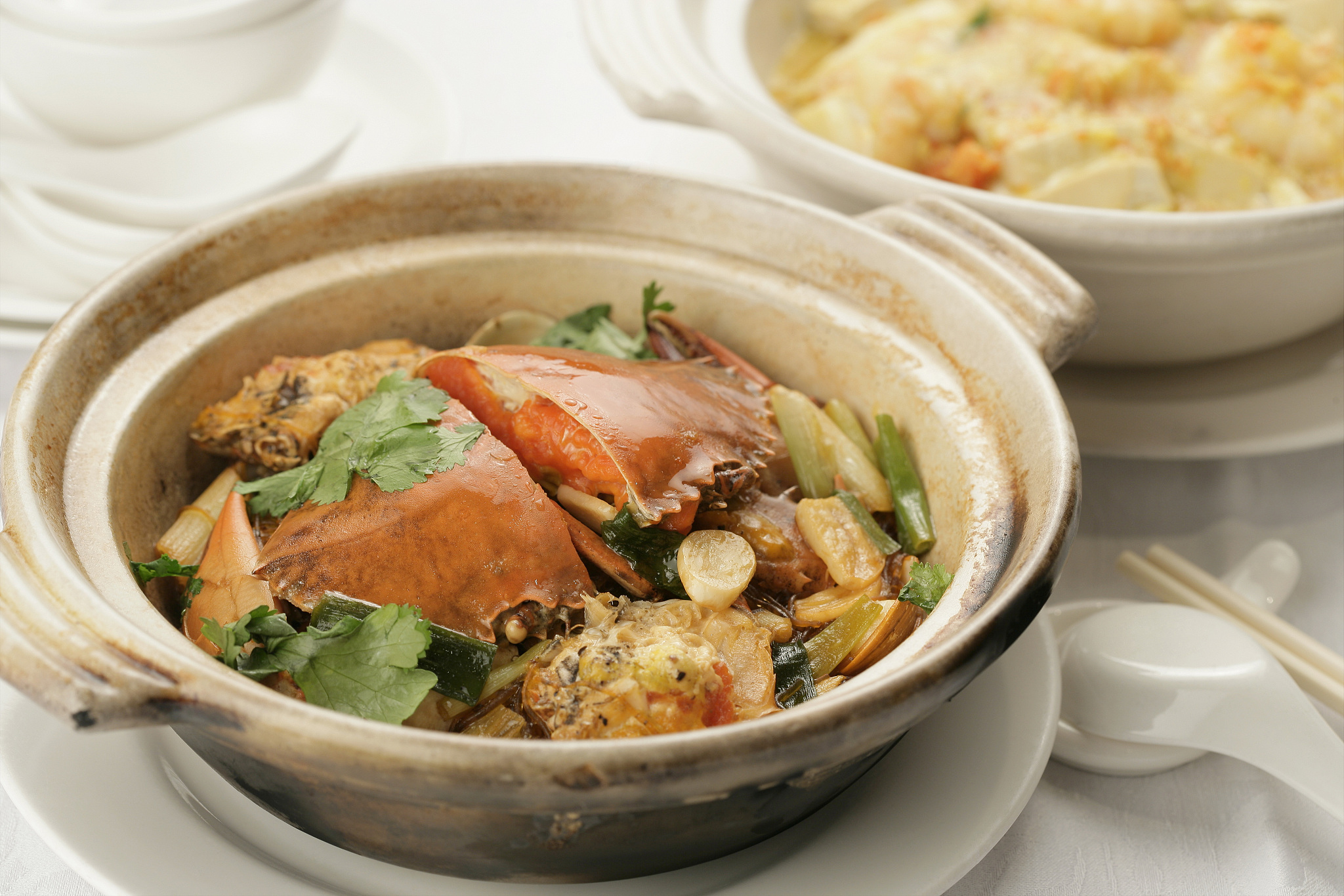 去肉蟹煲吃什么