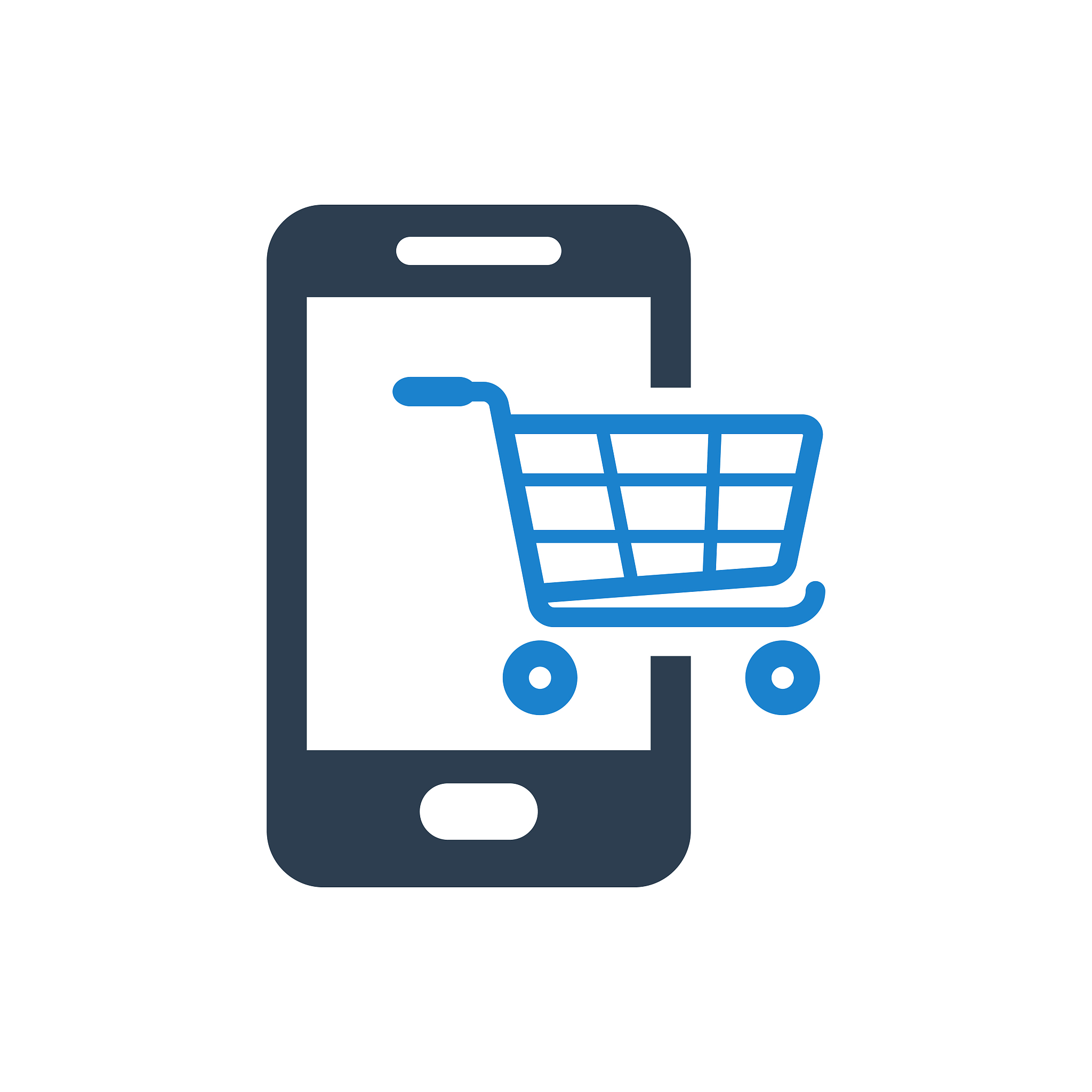 mobile shopping icon