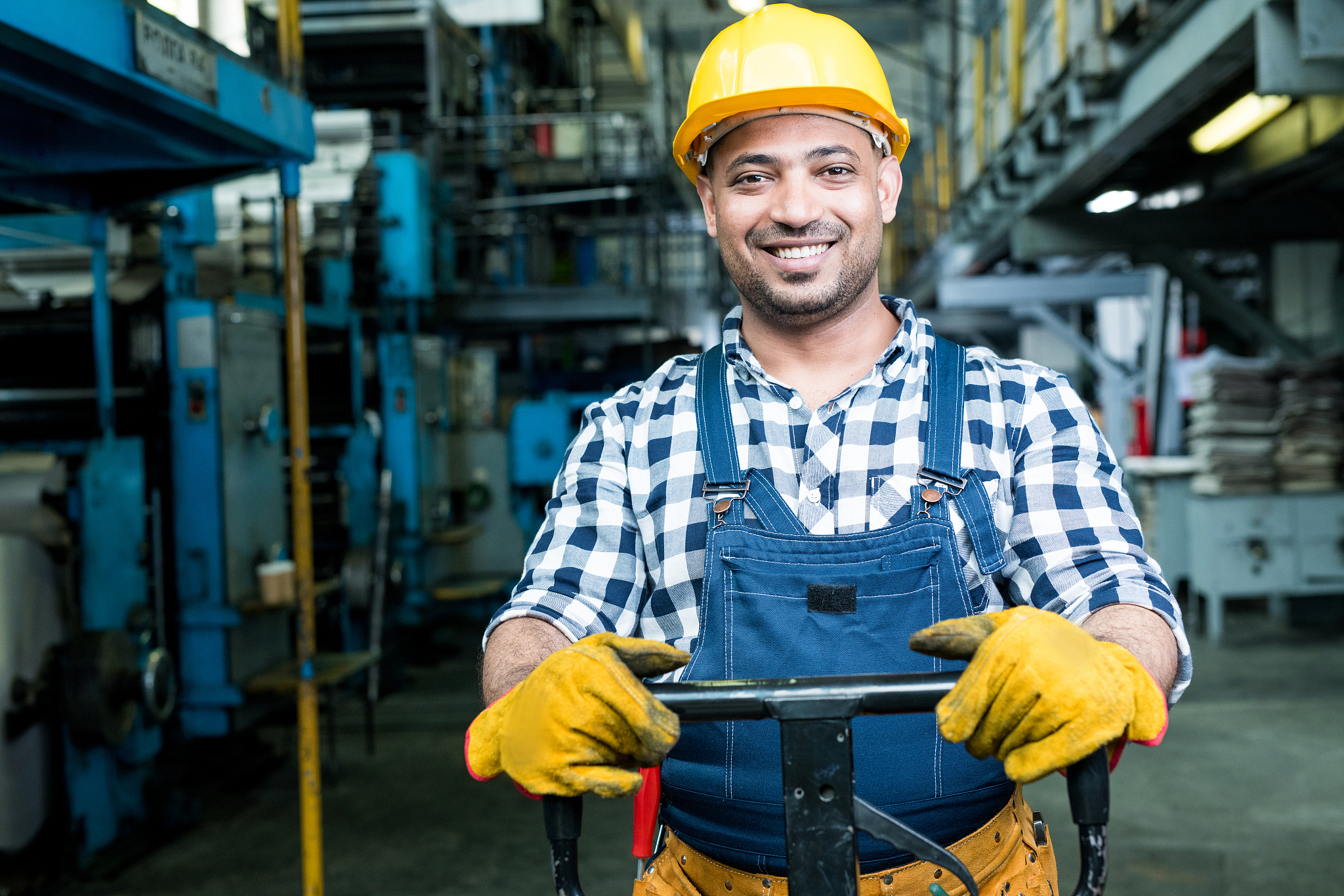 foreman working in factory