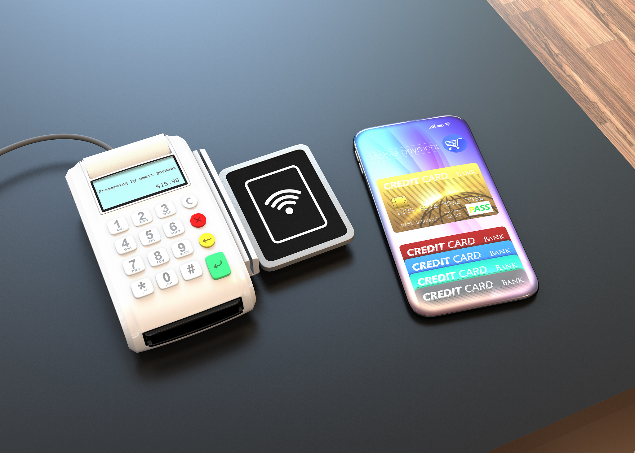 mobile payment concept