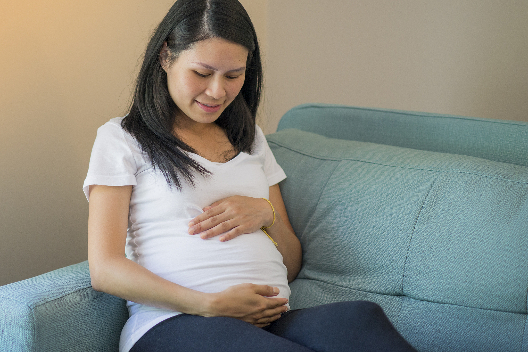 beautiful pregnant woman
