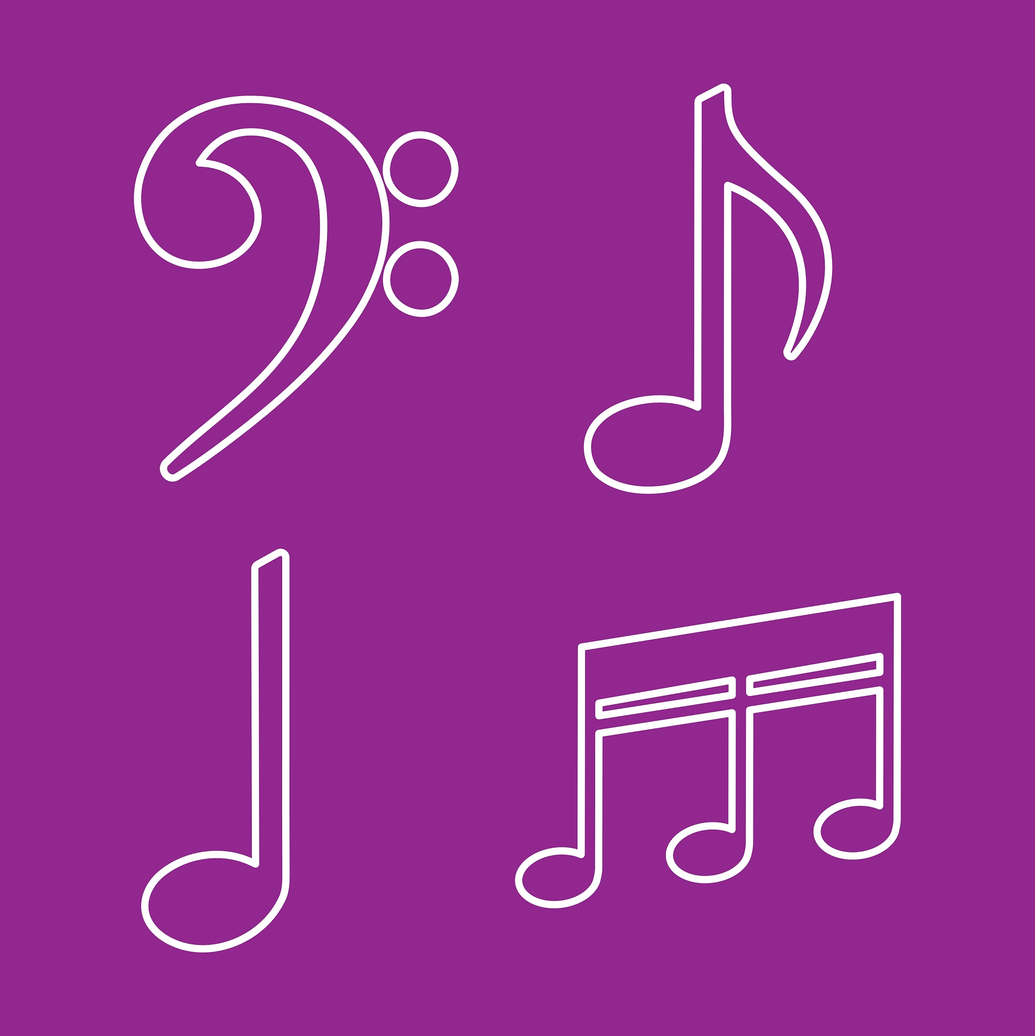 music note design