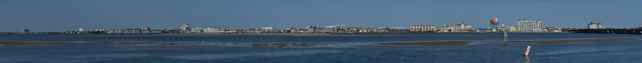 ocean city maryland bayside panorama view