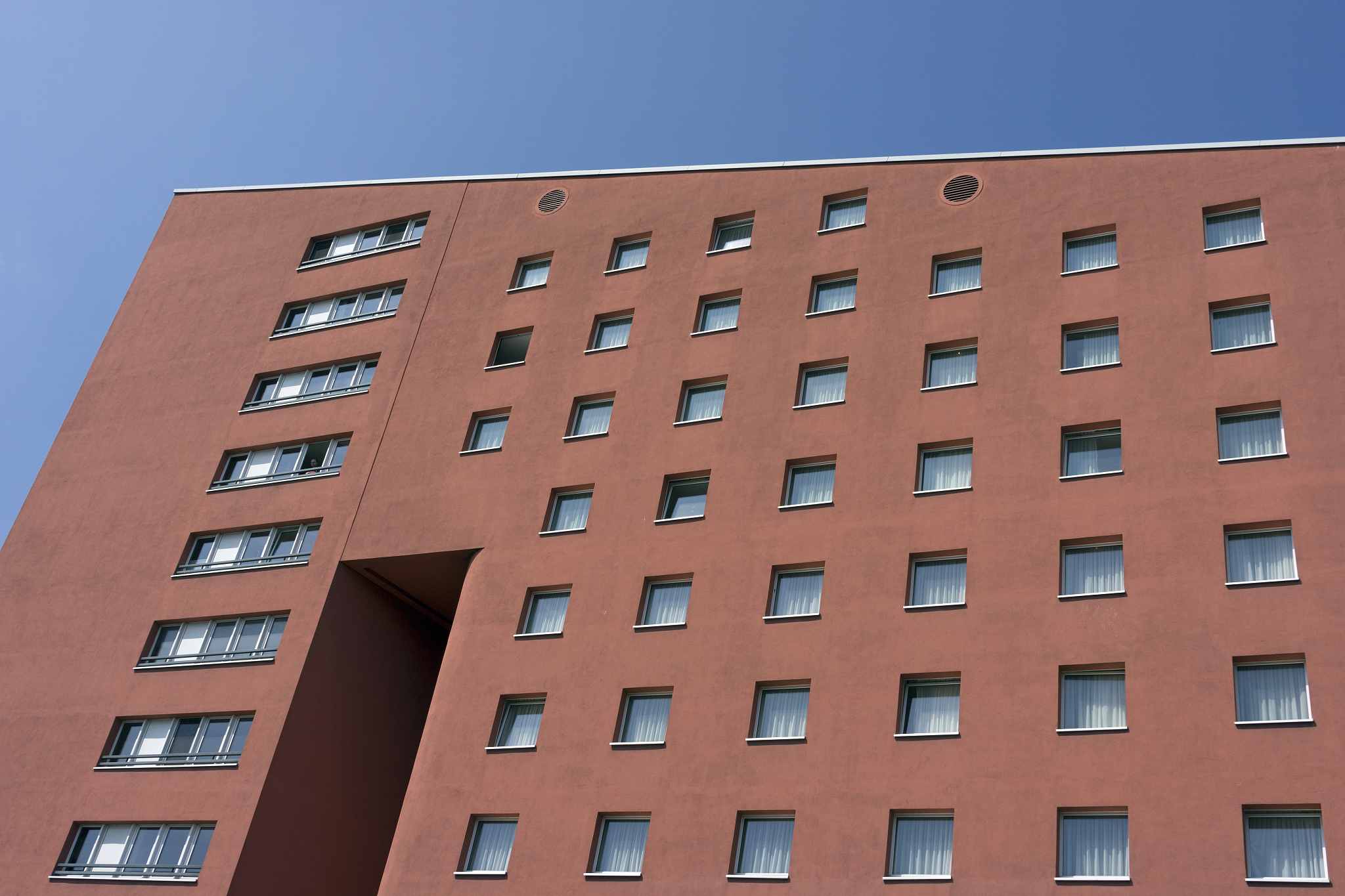 facade of a modern office building