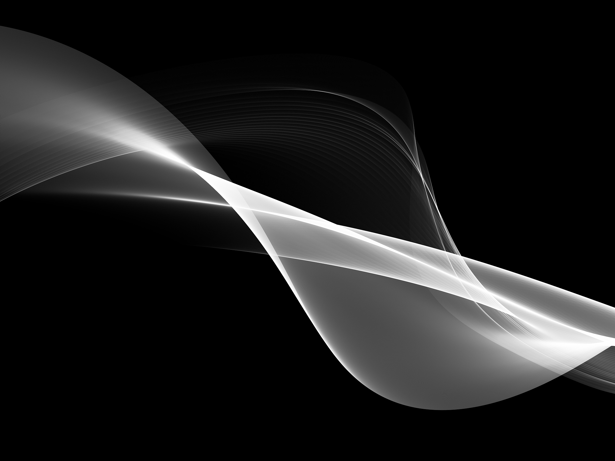 abstract wave white and black background