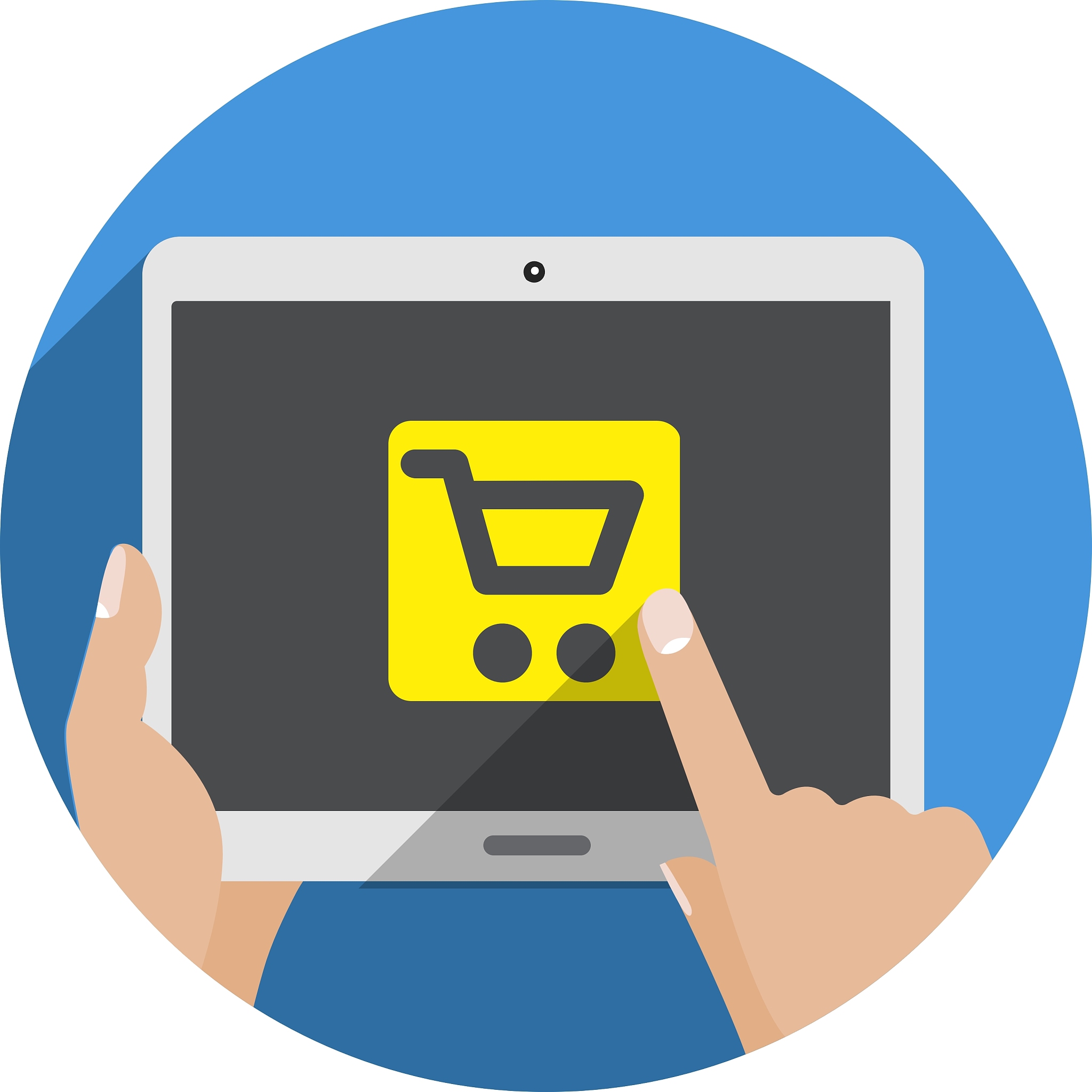 tabletshandfinger