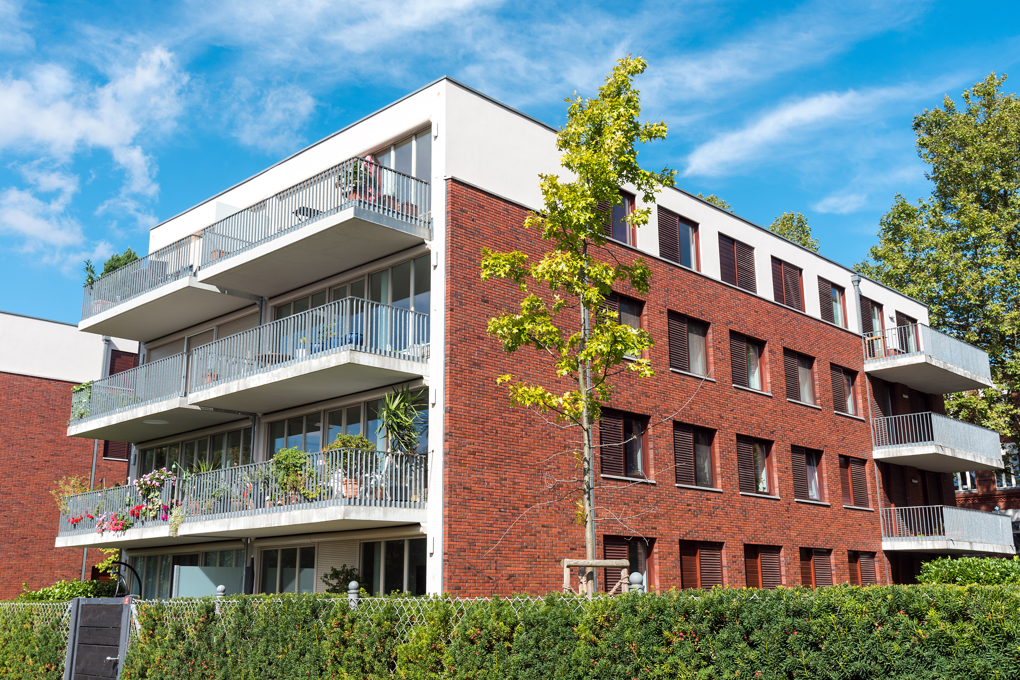 modern apartment house in berlin