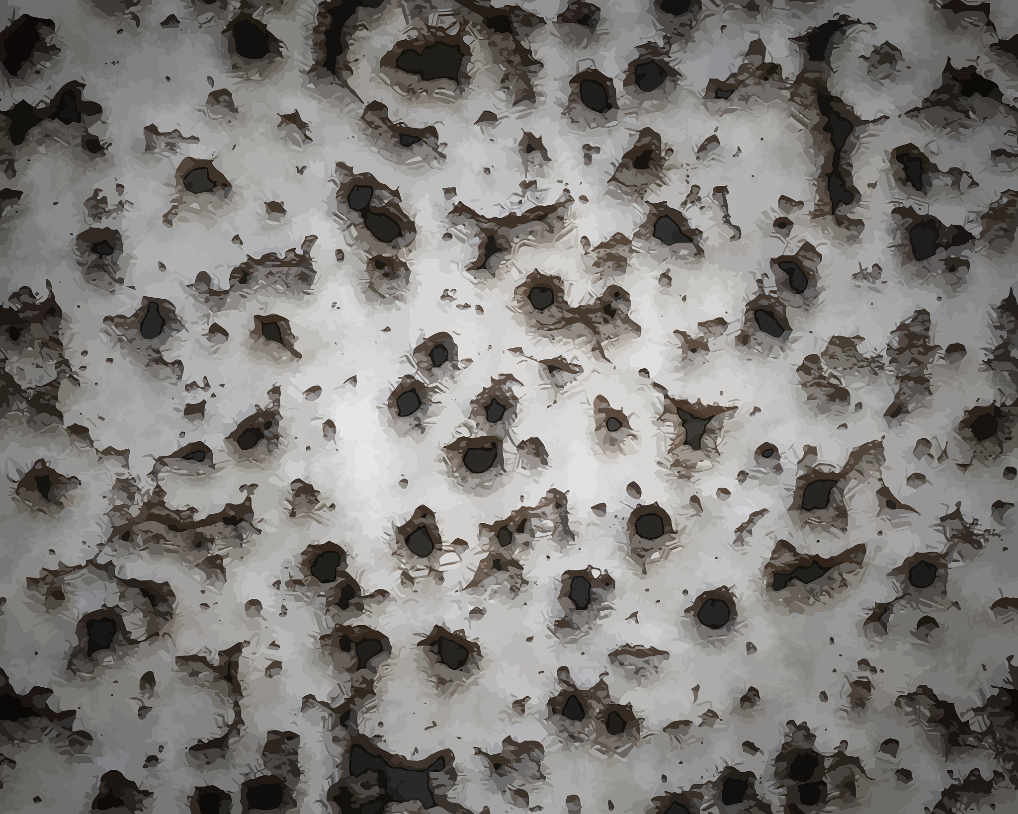 war torn wall