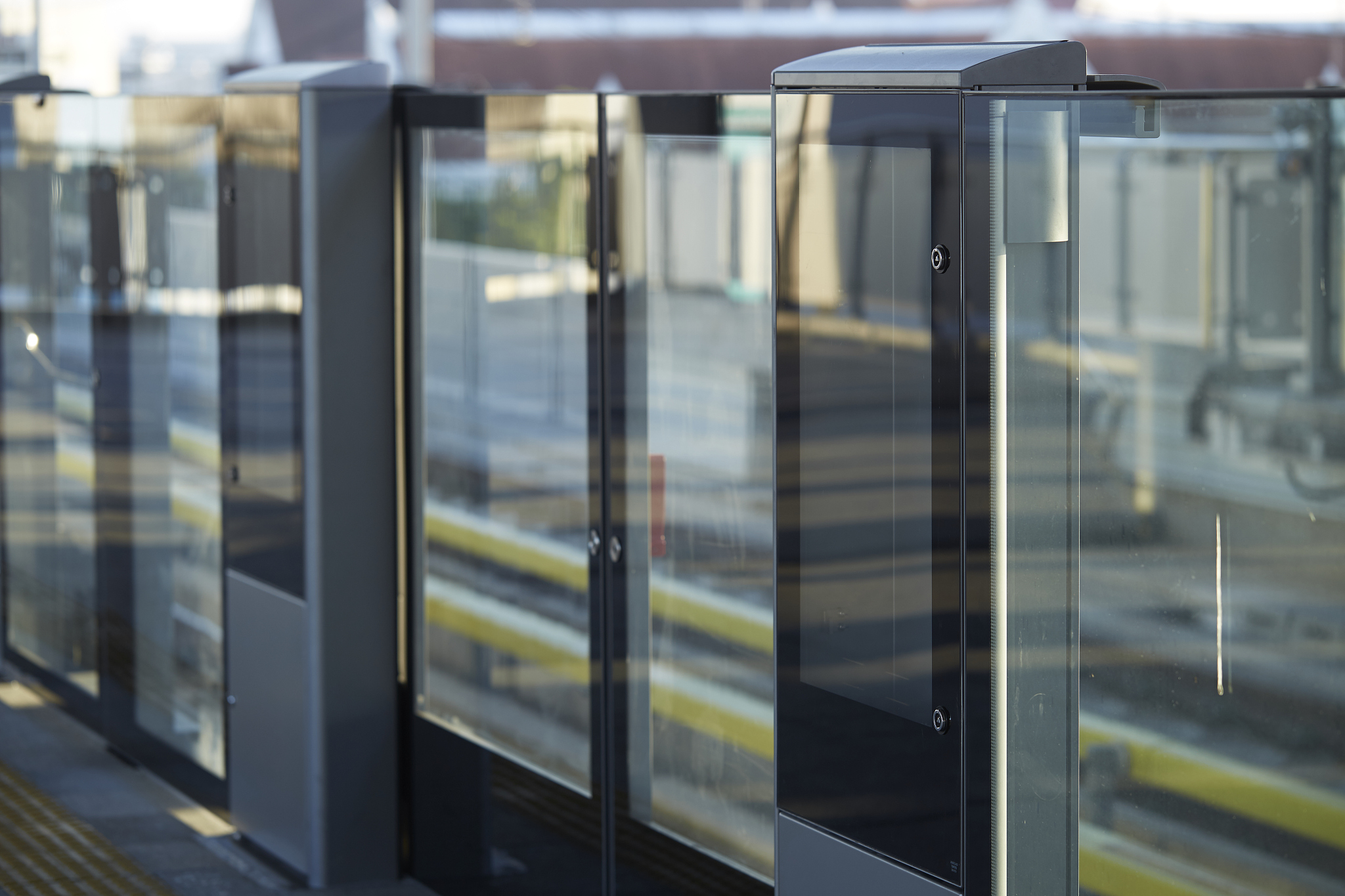 platform screen doors used for passenger safety