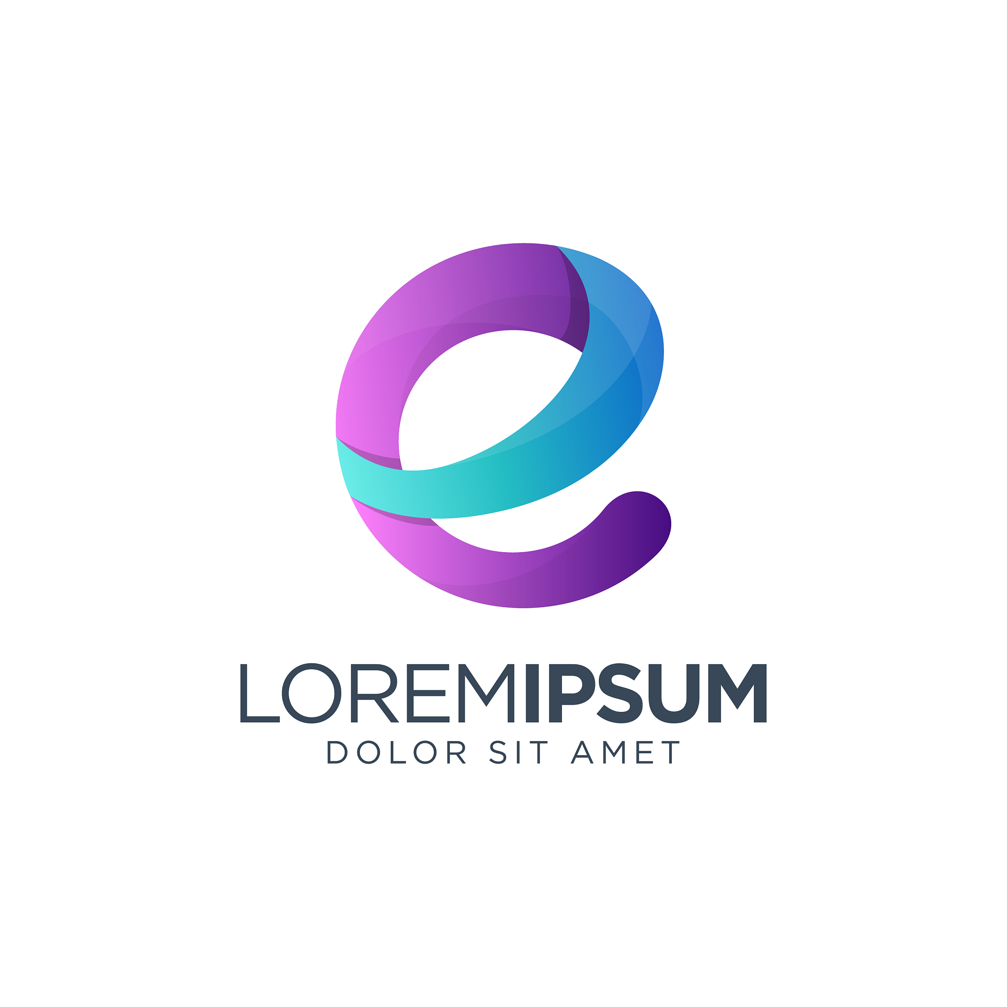 letter e logo design