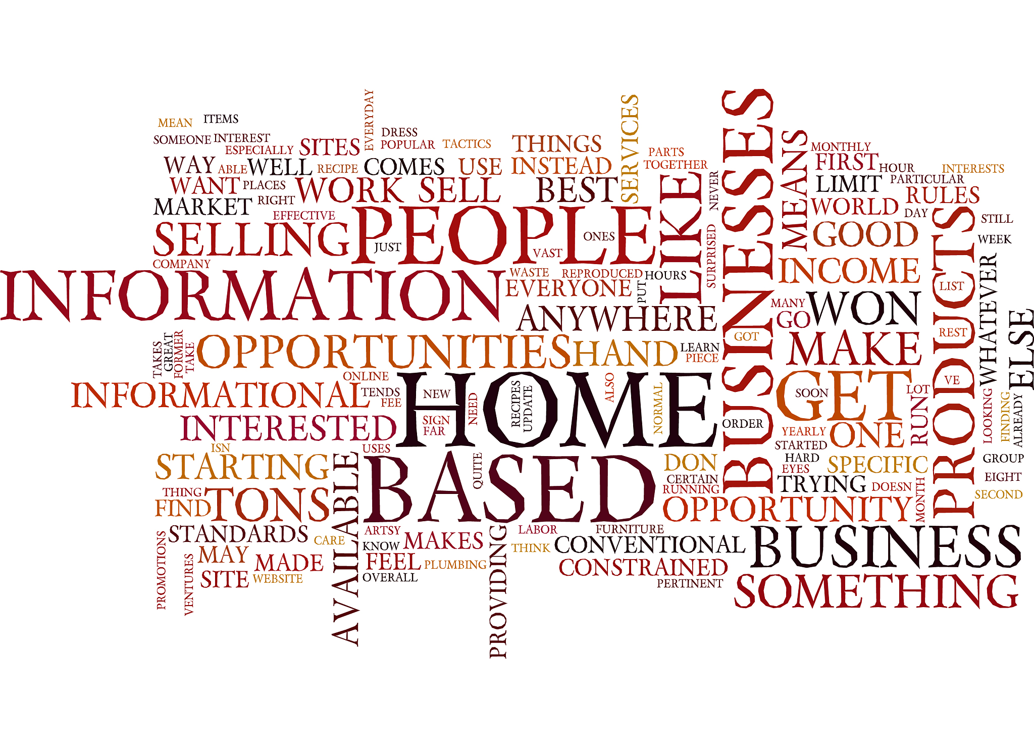 your home based income opportunity text