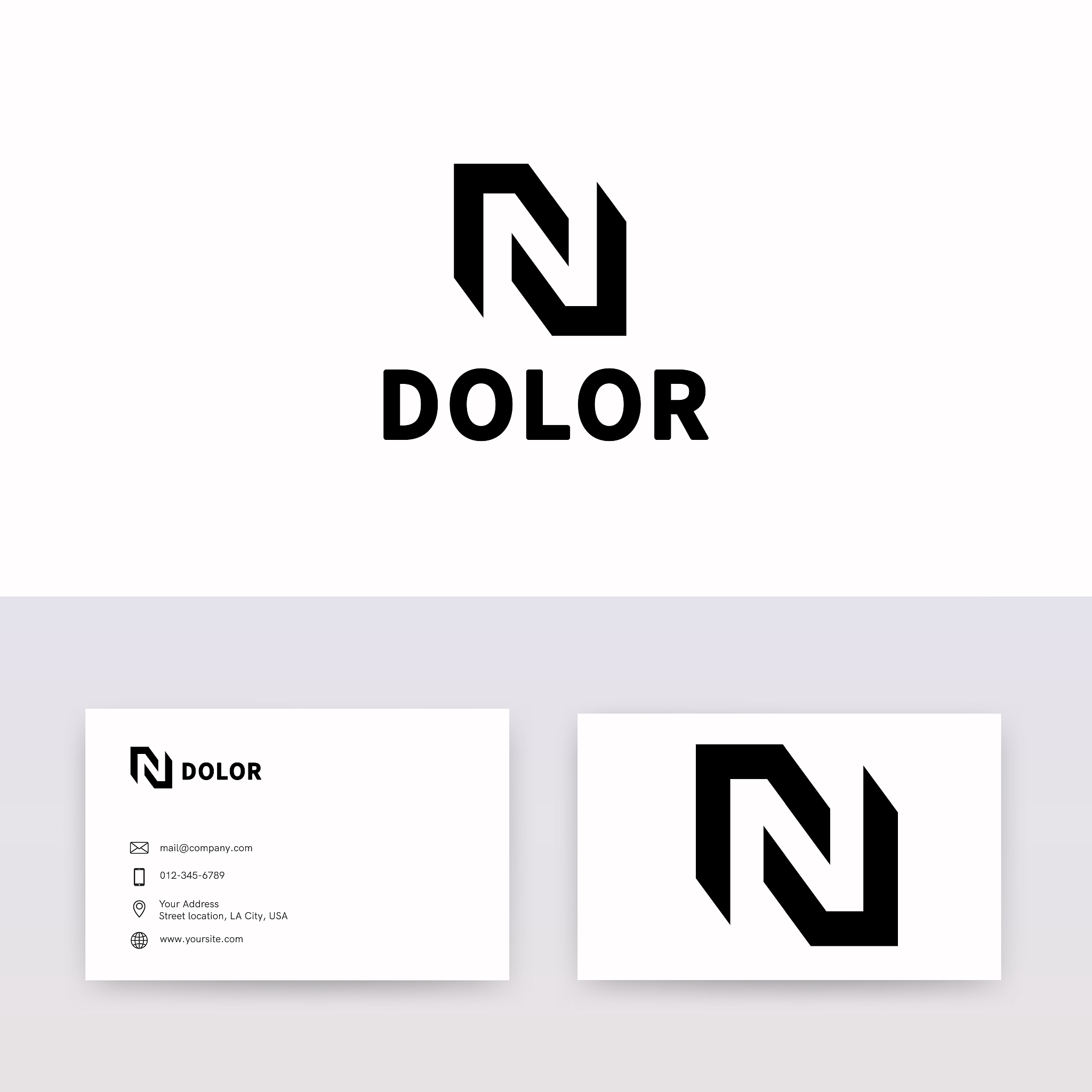 clean n letter icon sign vector design. business card with type.