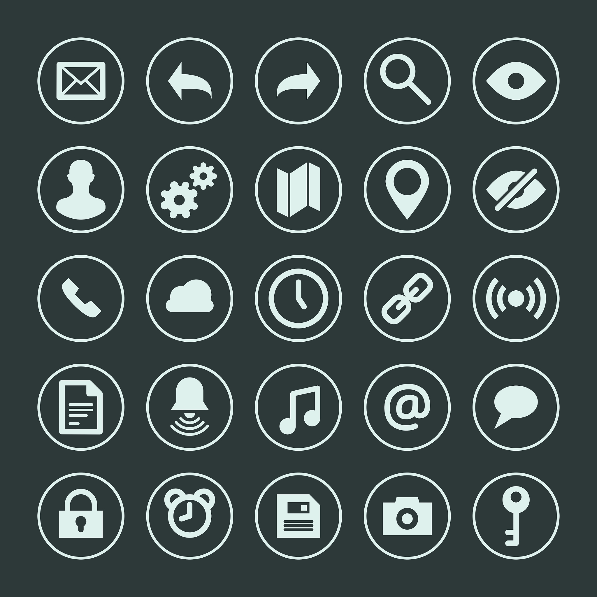 web site icons set design elements for design