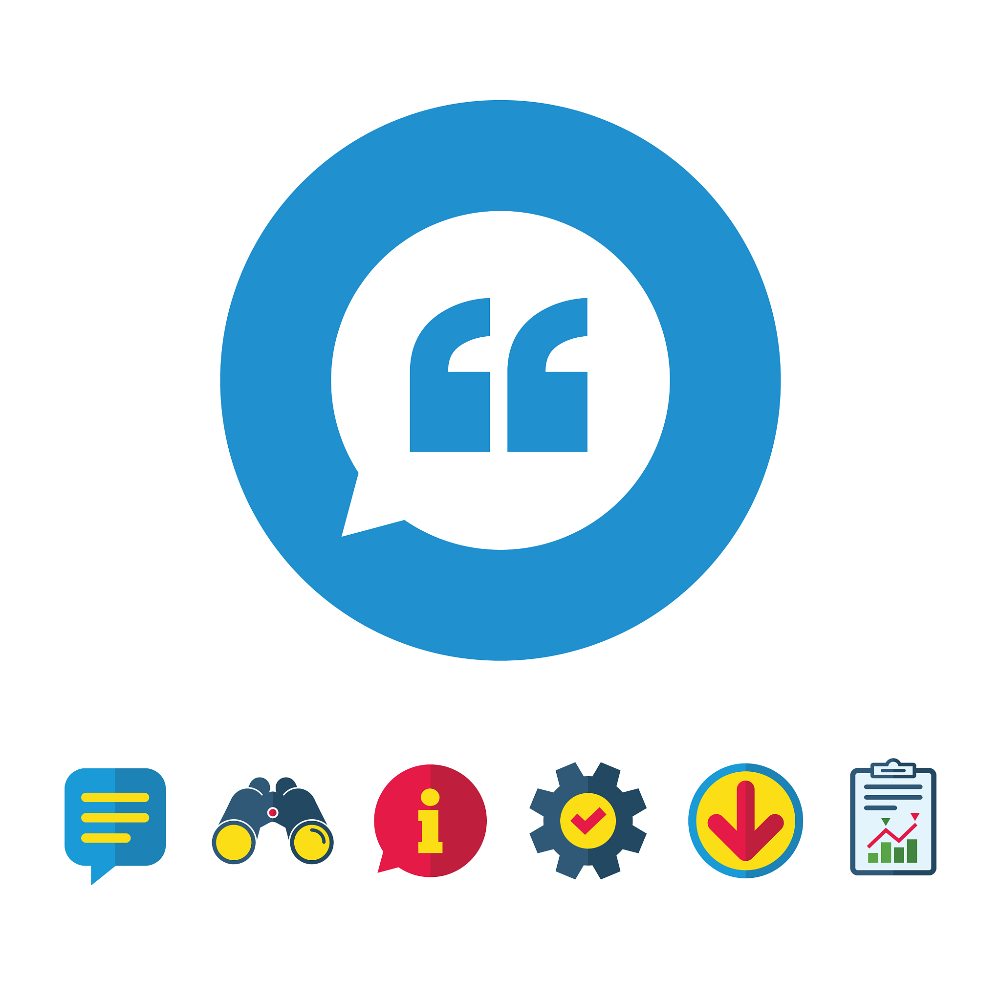 quote sign icon quotation mark symbol