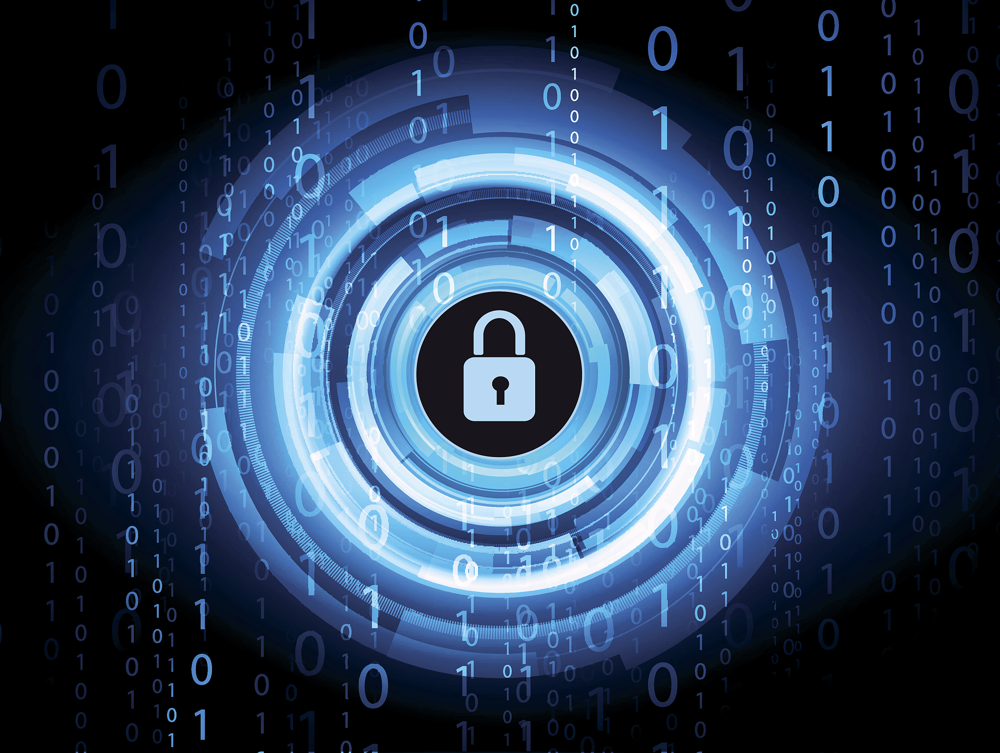 abstract technical background - lock