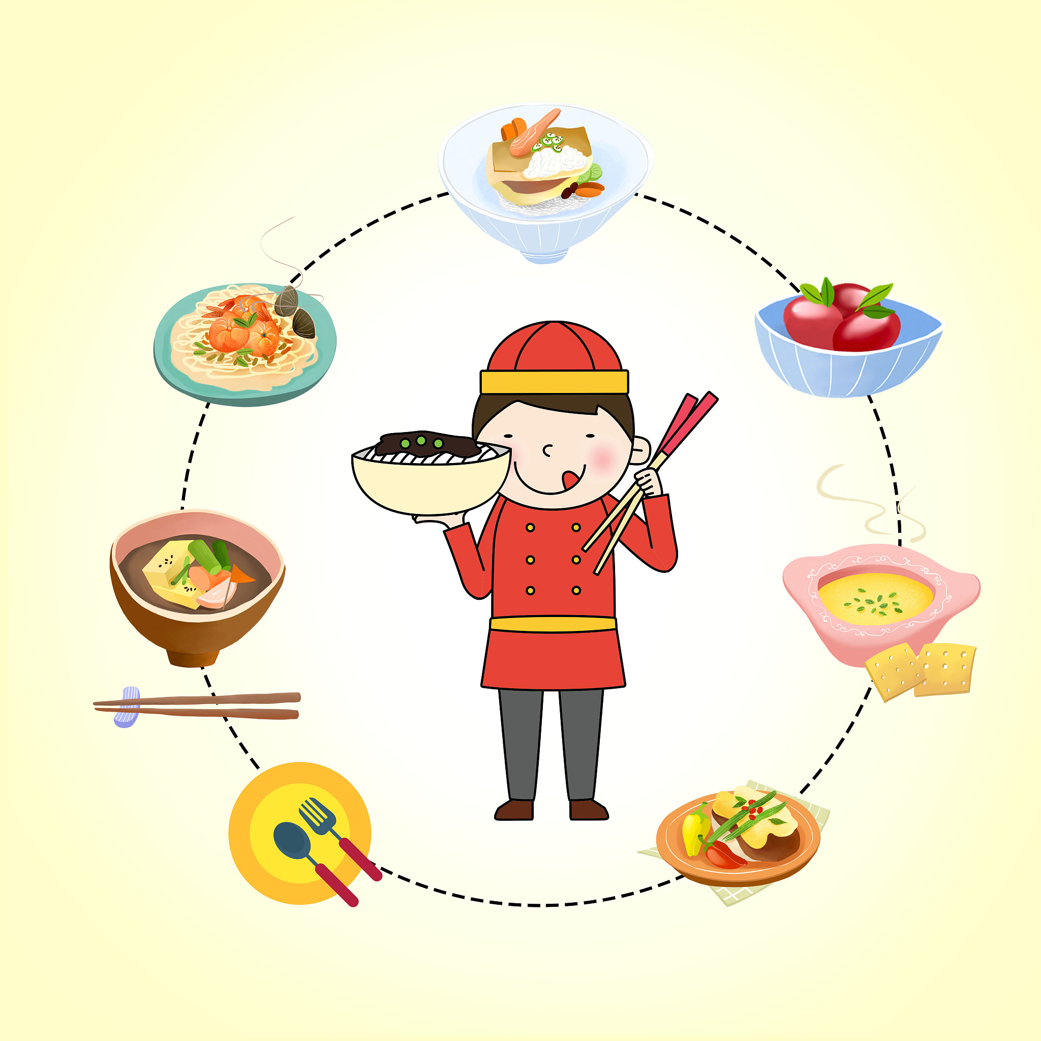 祖父对我的饮食习惯的关心：健康的饮食习惯带来的益处