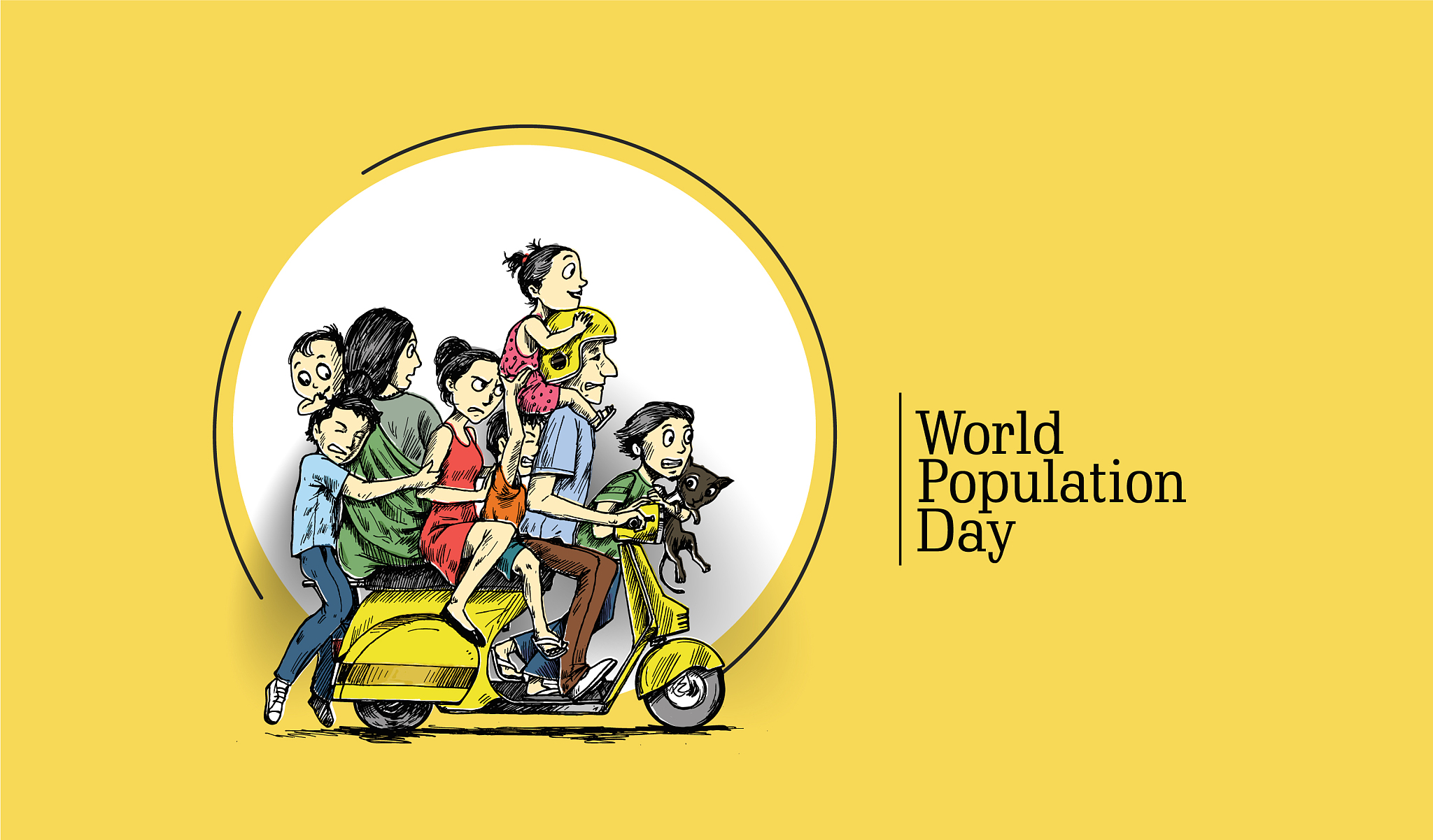world population day 11 july happy with his
