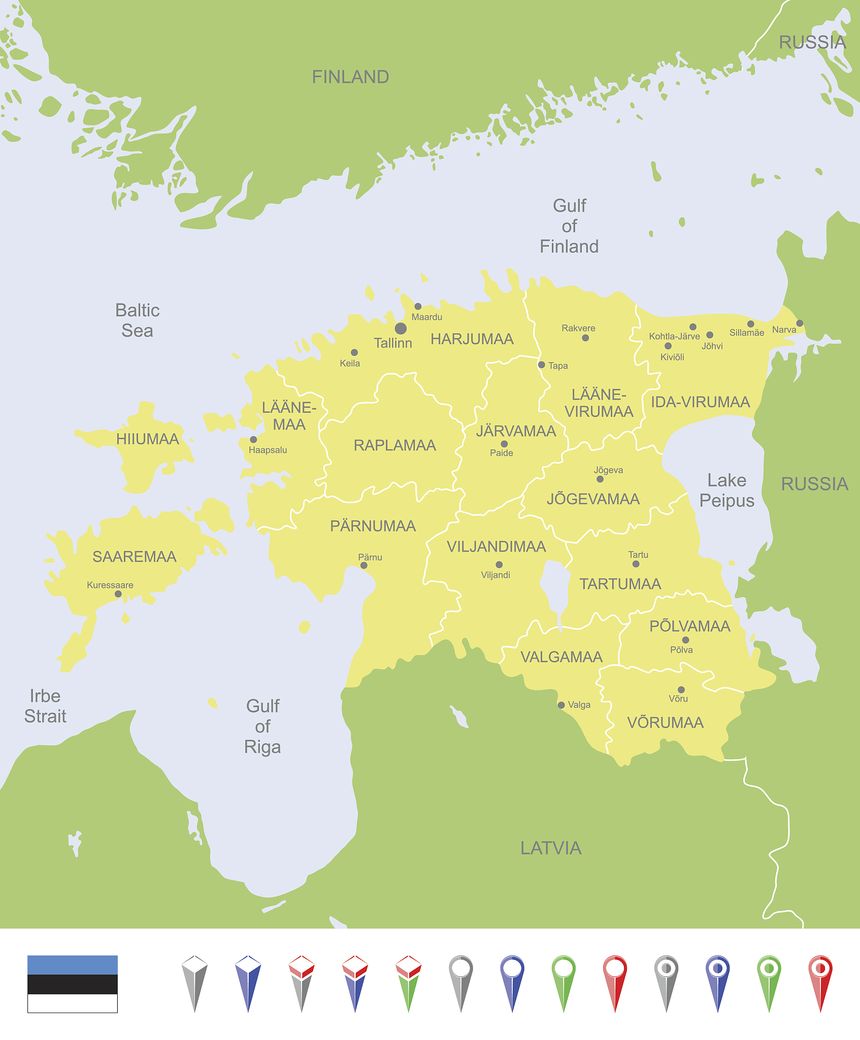 map of estonia