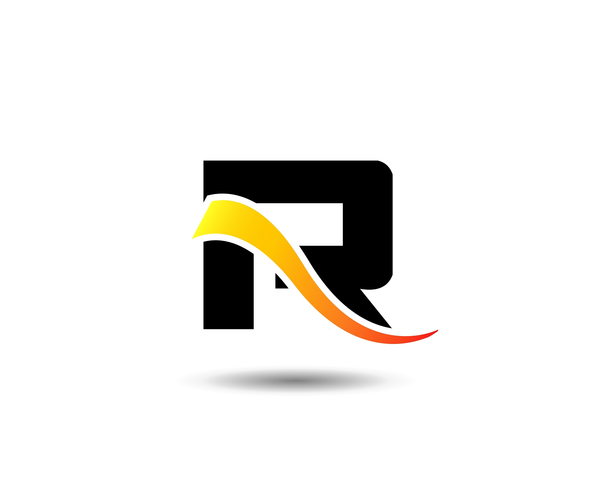 letter r logo icons graphic design