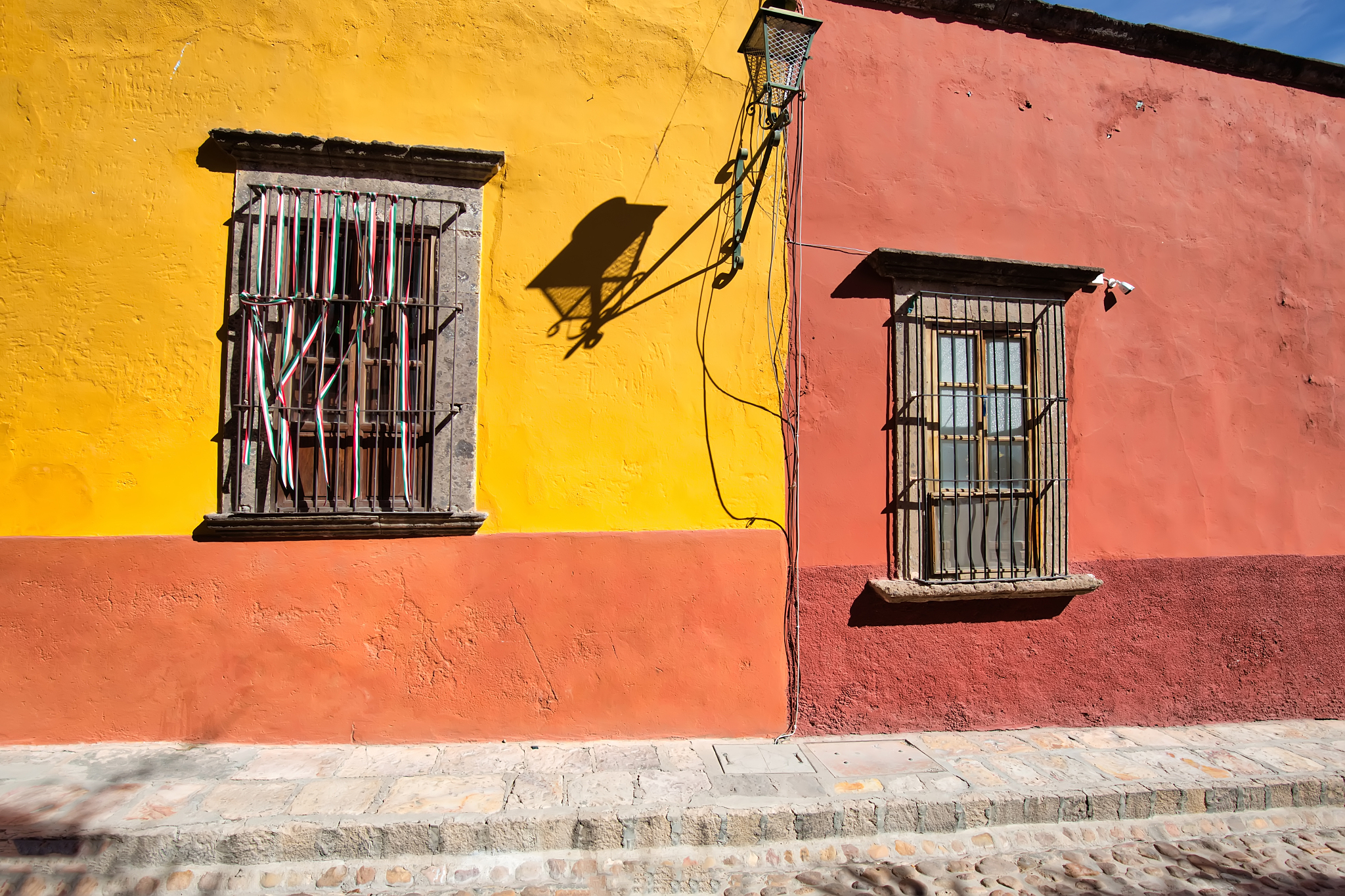 mexico, colorful buildings and streets of san miguel de allende 